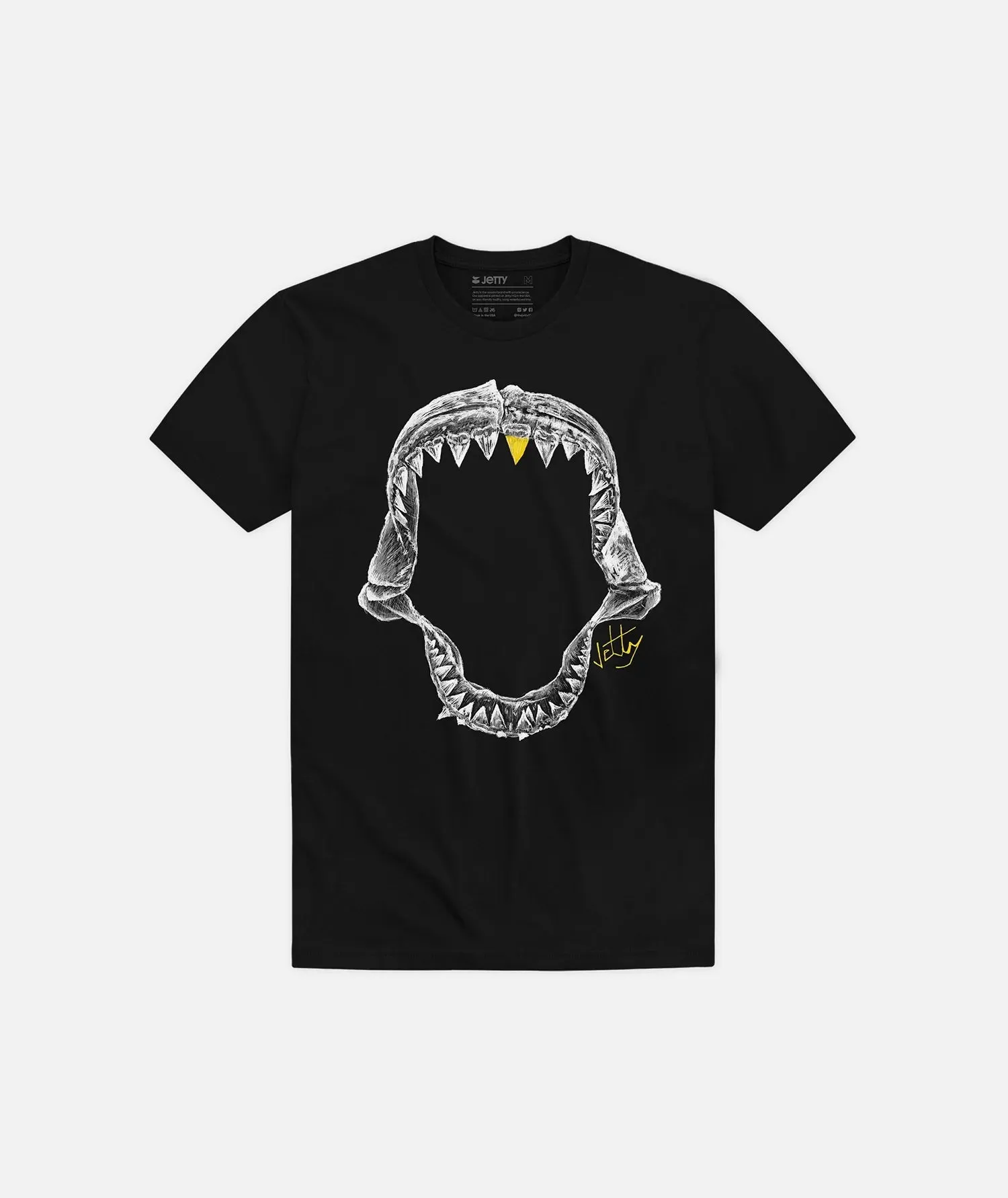 JETTY JAWS YOUTH TEE - BLK