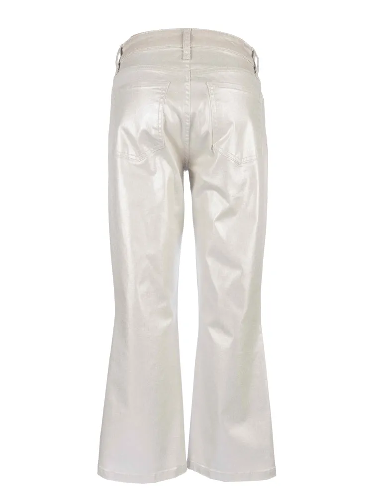 Kelsey HR Fab AB Ankle Flare - Light Silver