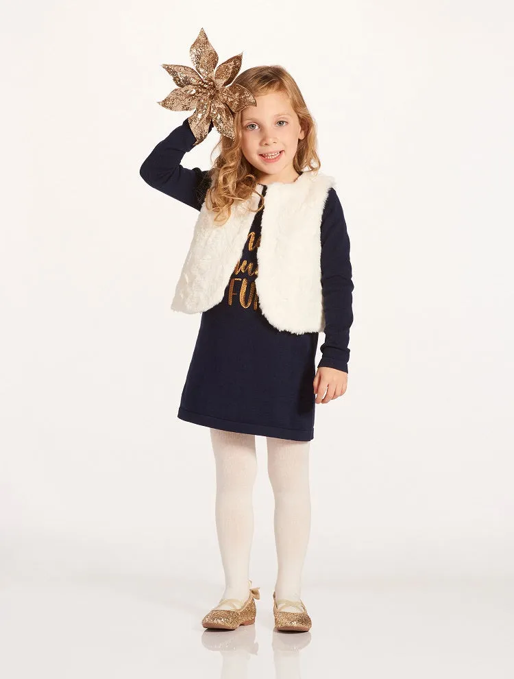 Kids Faux Fur Vest