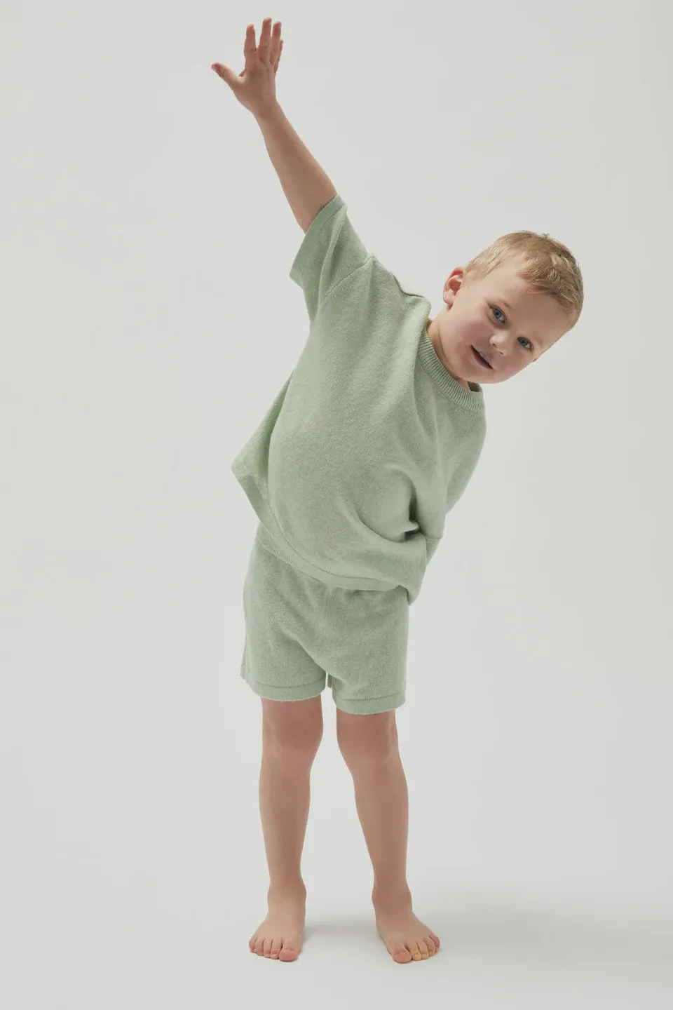 Kids Luca Tee Teal