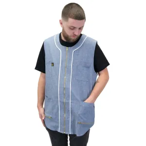 King Midas Uptown Barber Vest (Denim)