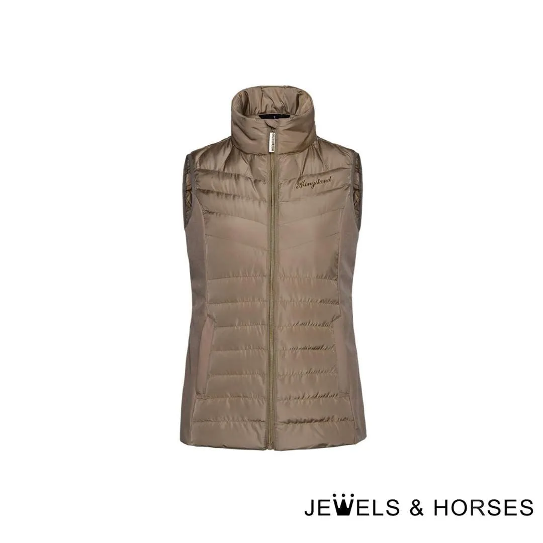 Kingsland Manuela Softshell Body Warmer - Gold Pale
