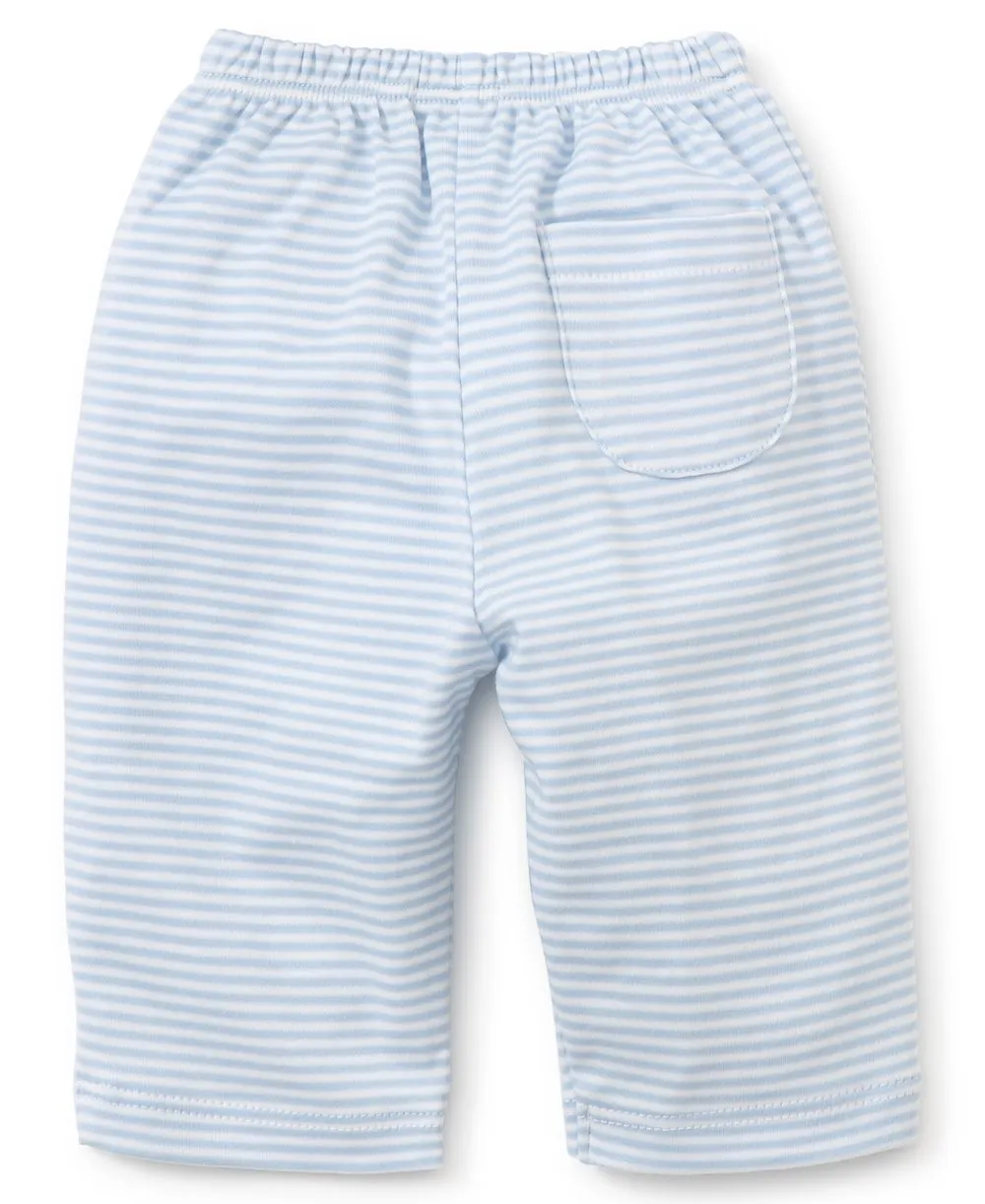 Kissy Kissy Stripe Pants - Light Blue