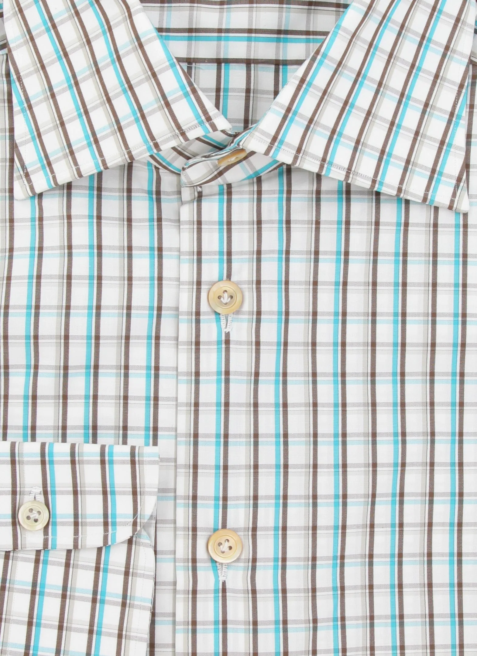 Kiton Brown Shirt - Slim