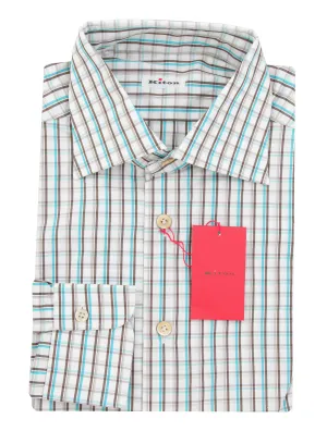 Kiton Brown Shirt - Slim