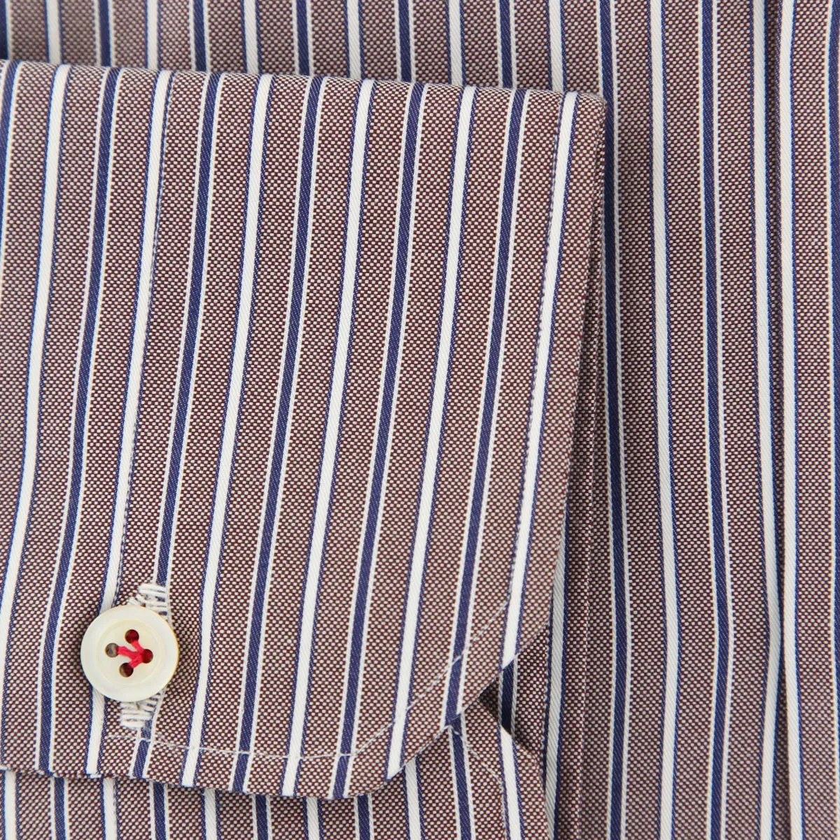 Kiton Brown Shirt - Slim