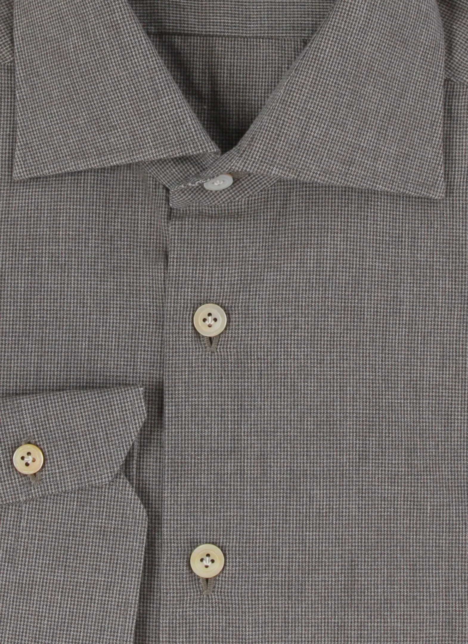 Kiton Gray Shirt - Slim