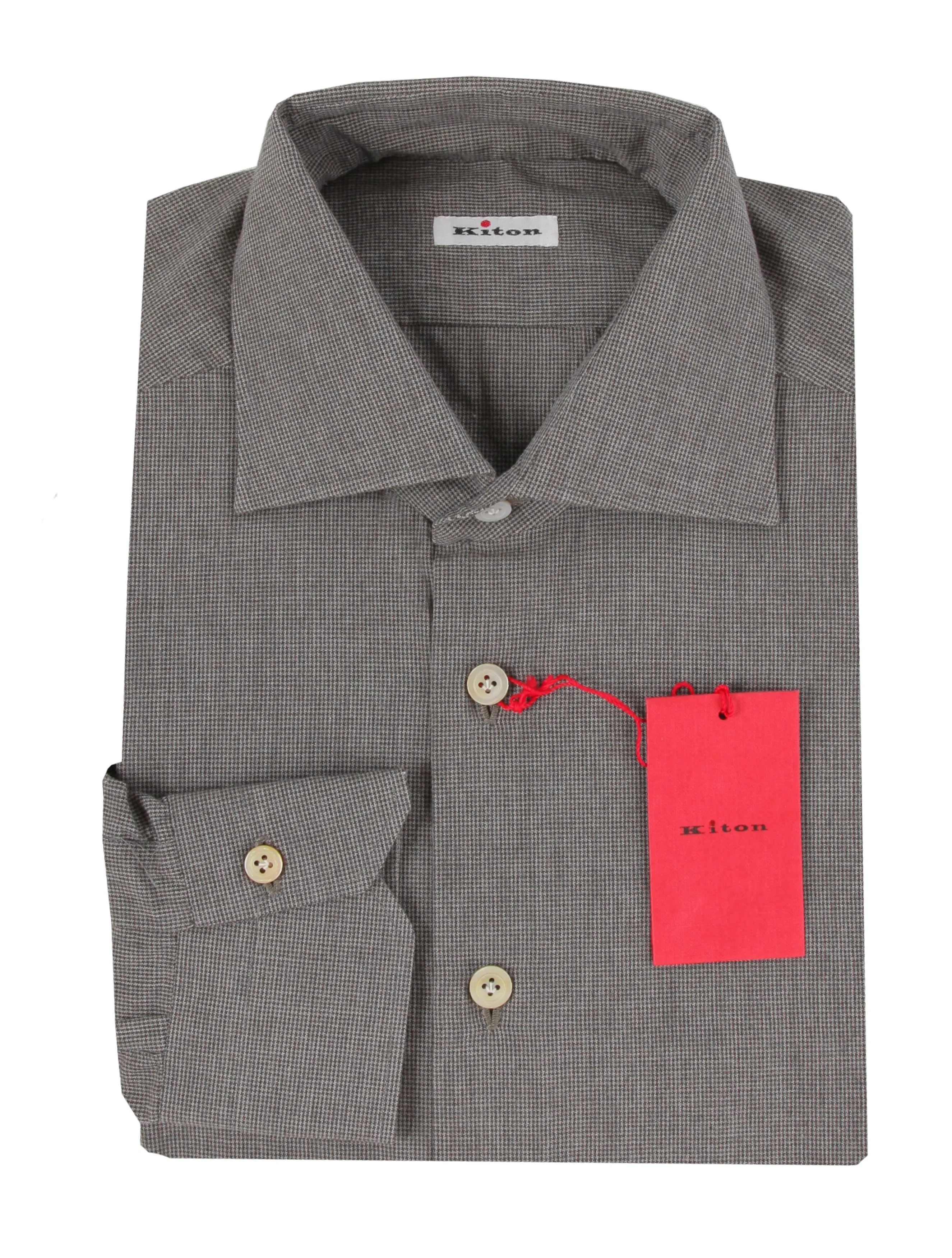 Kiton Gray Shirt - Slim