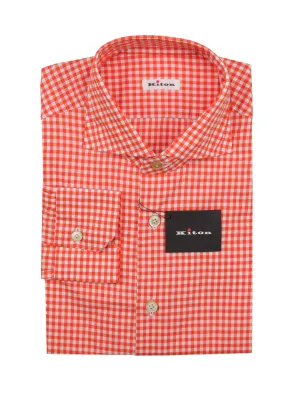Kiton Orange Shirt - Slim