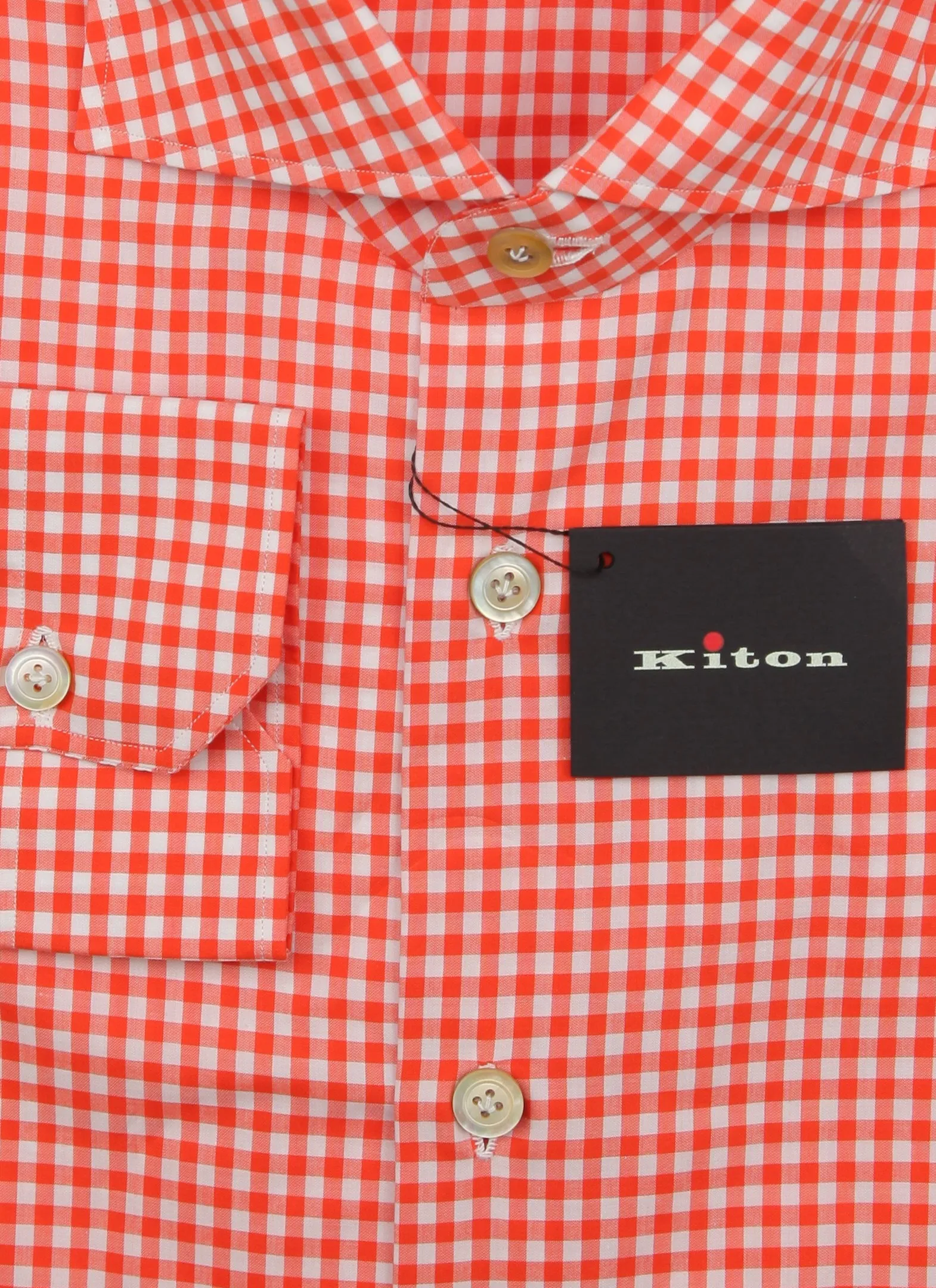 Kiton Orange Shirt - Slim
