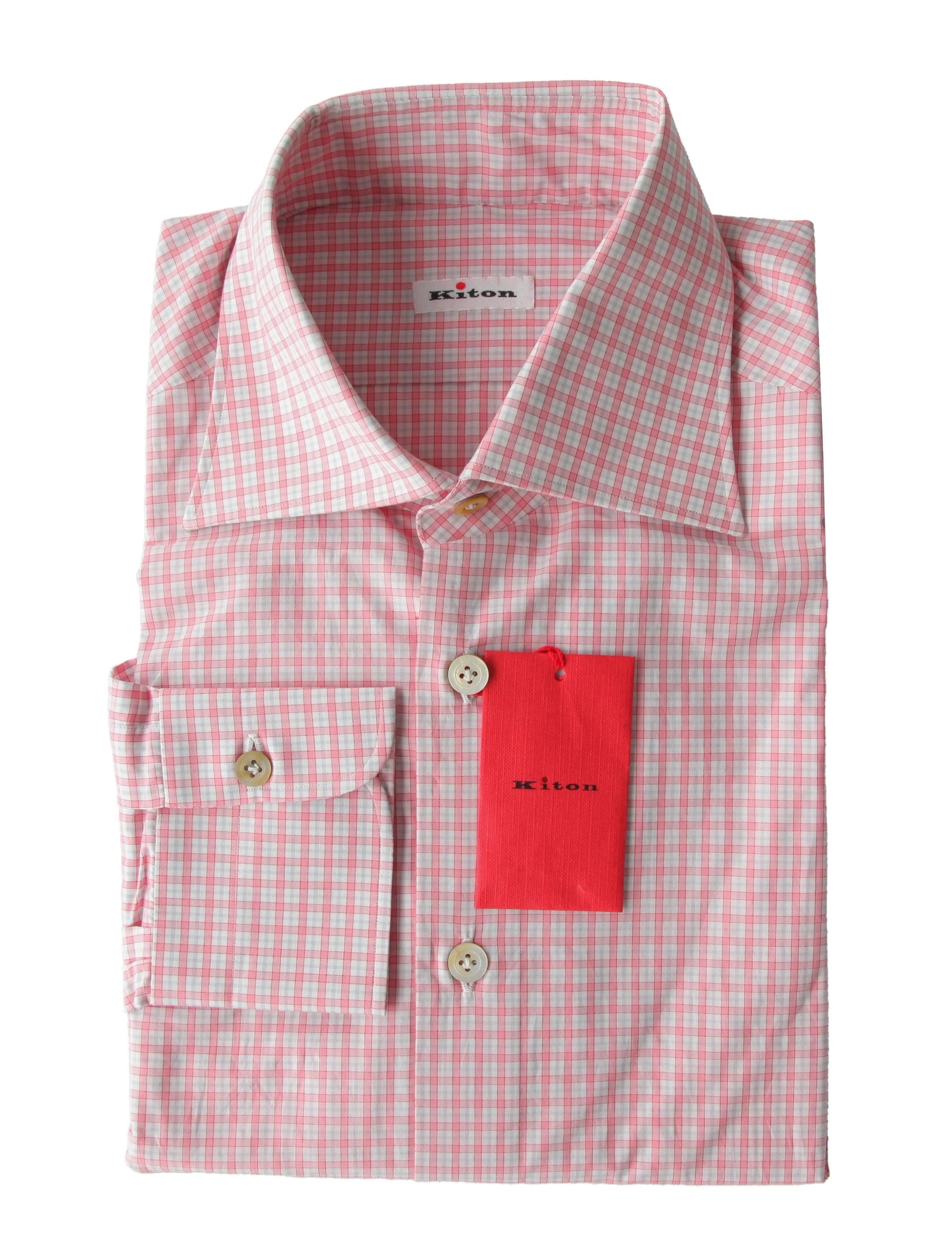 Kiton Pink Shirt - Slim