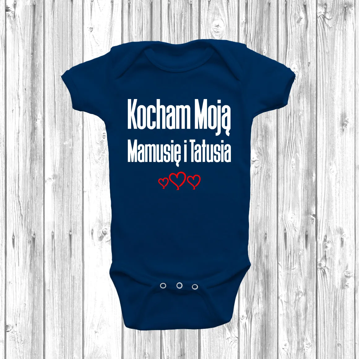 Kocham Moją Mamusię i Tatusia Baby Grow