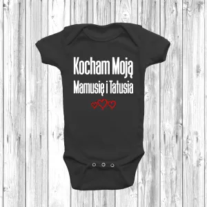 Kocham Moją Mamusię i Tatusia Baby Grow