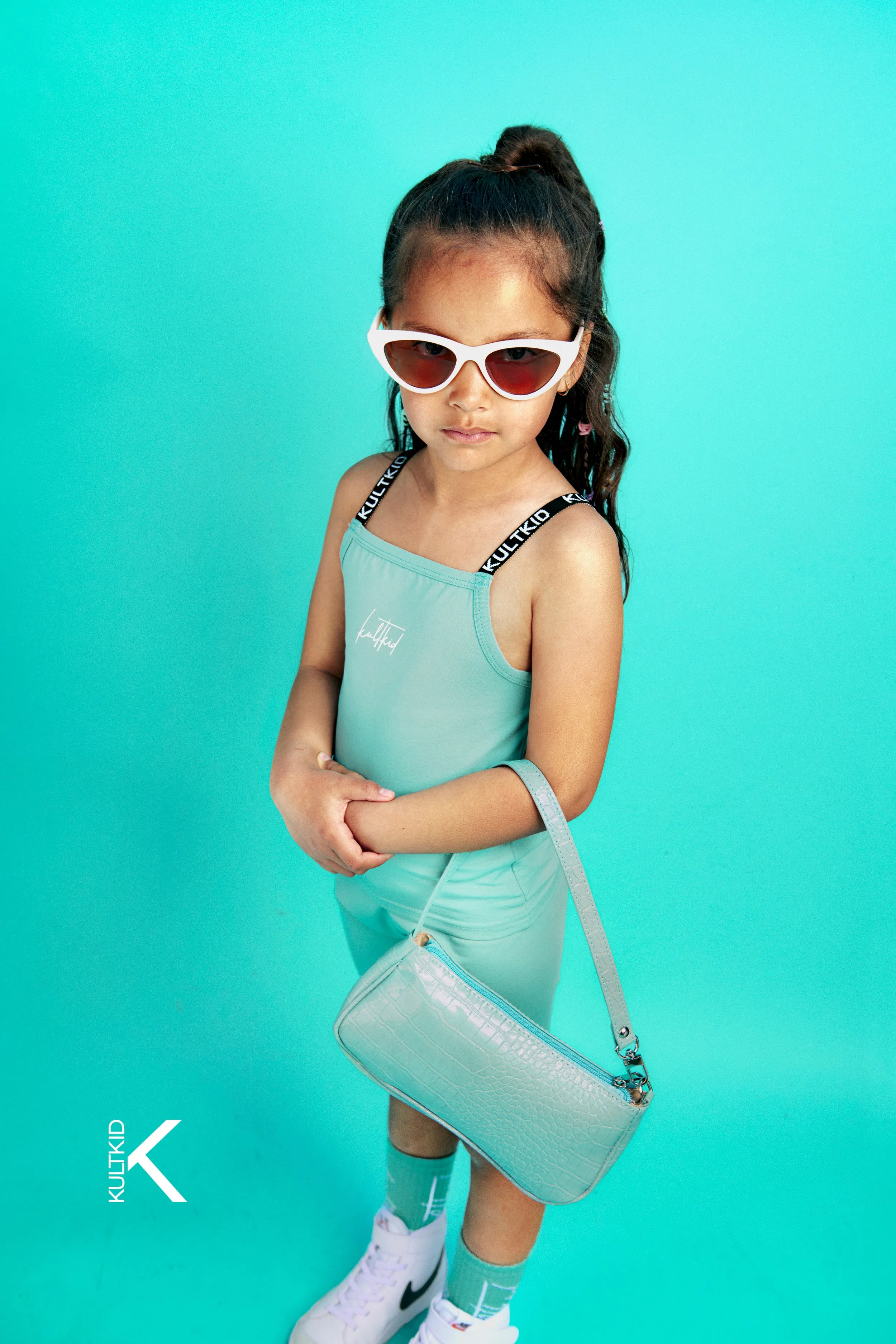 Kult Logo Strap Vest with Resistain® in Mint