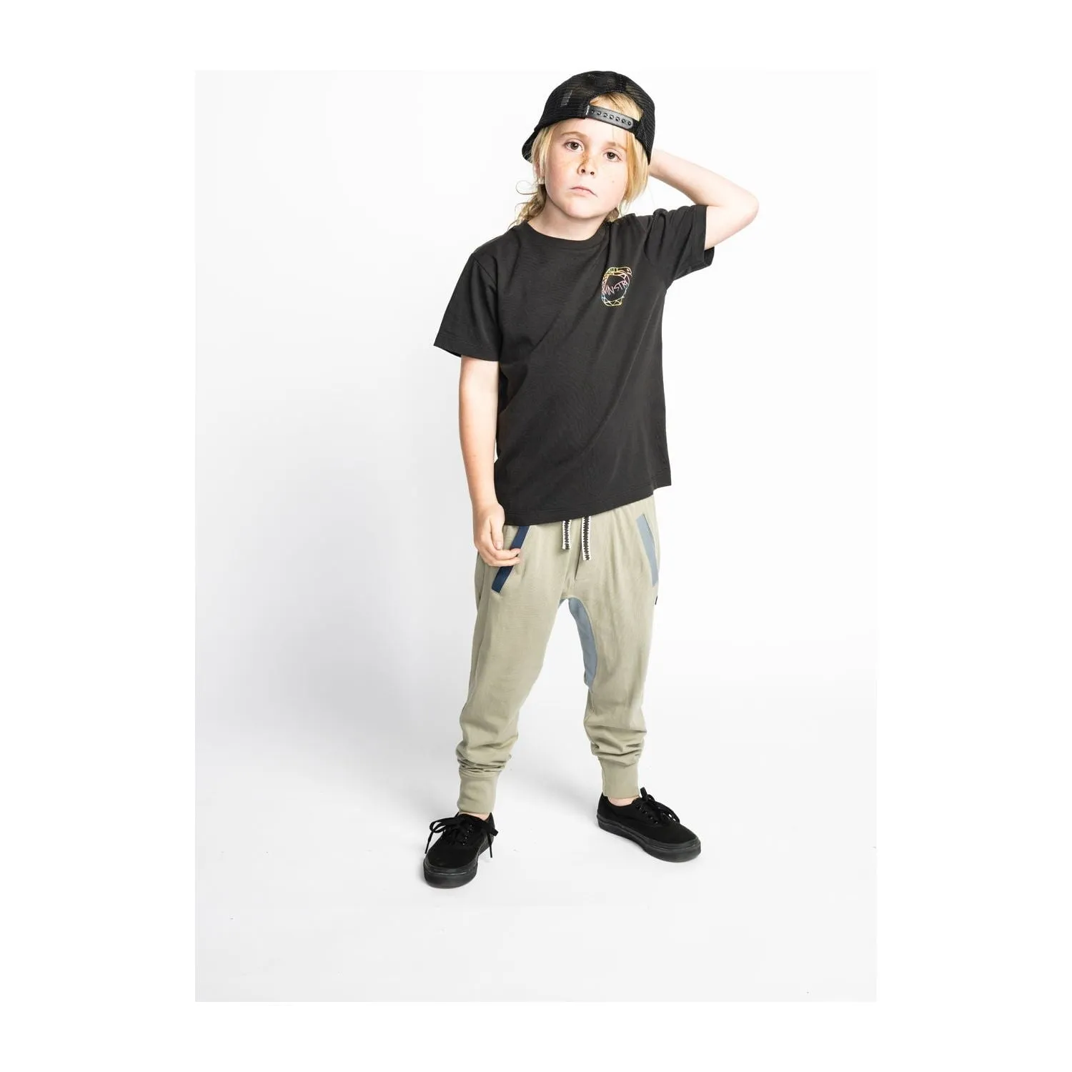 Ladder Ss Tee - Soft Black