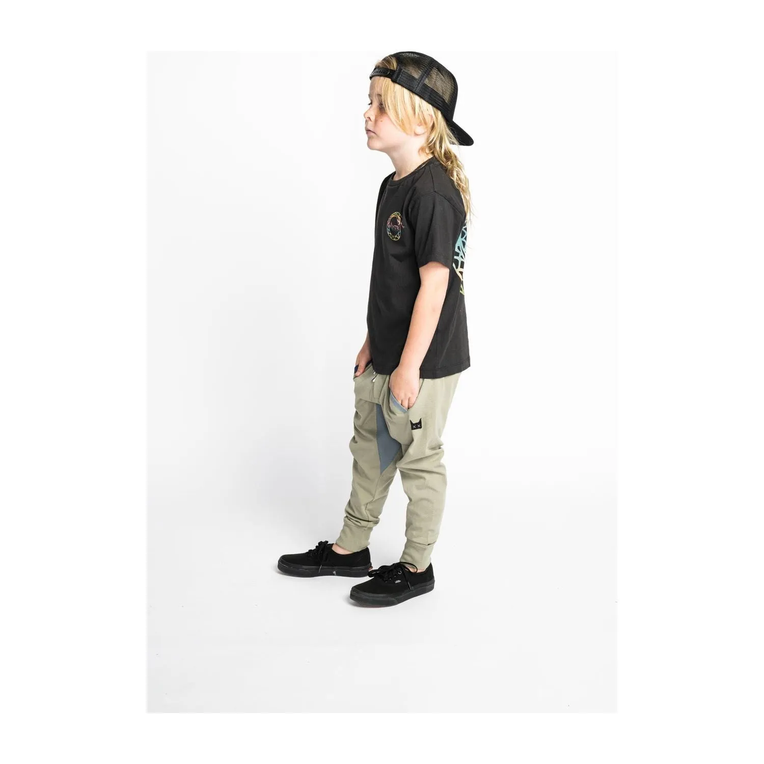 Ladder Ss Tee - Soft Black