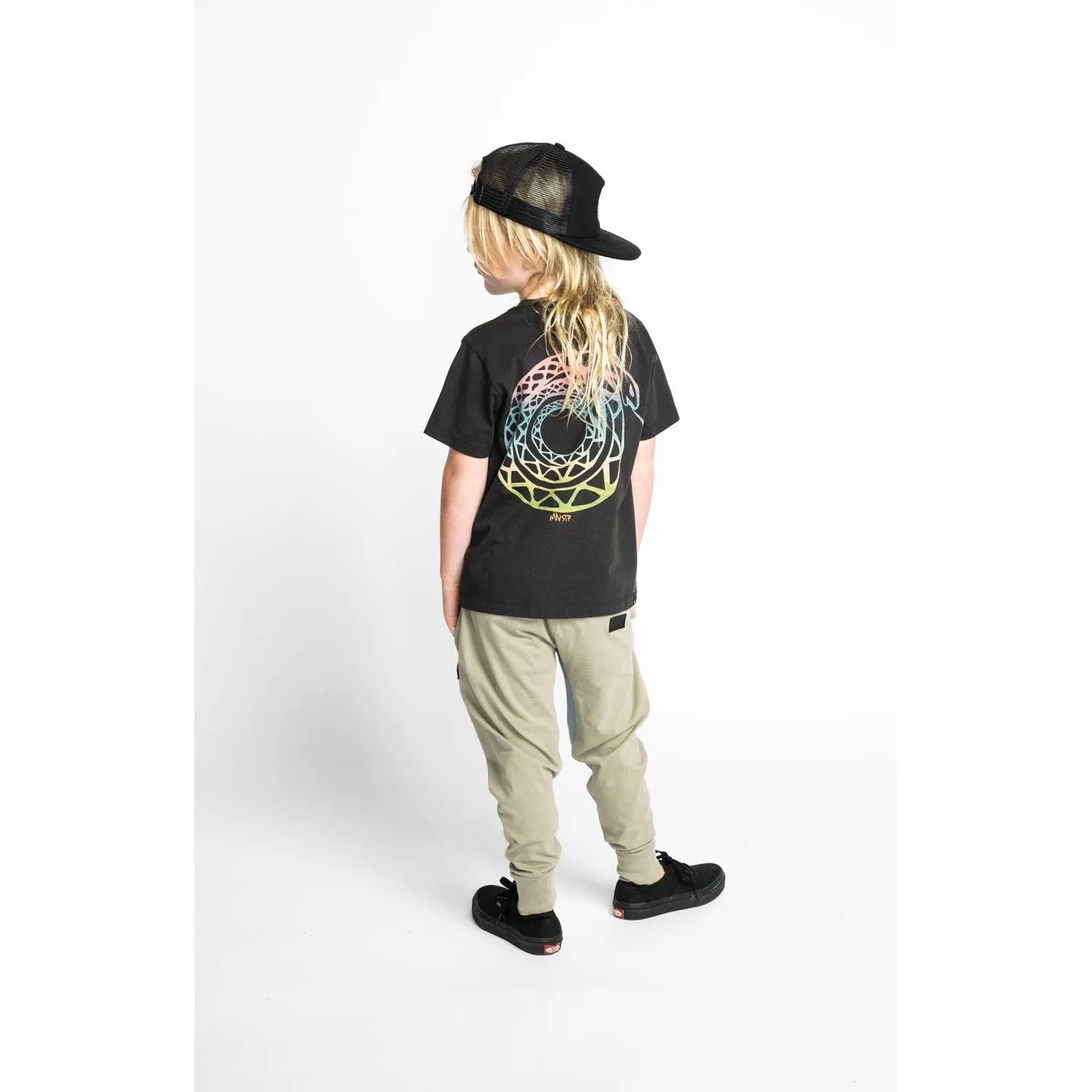 Ladder Ss Tee - Soft Black