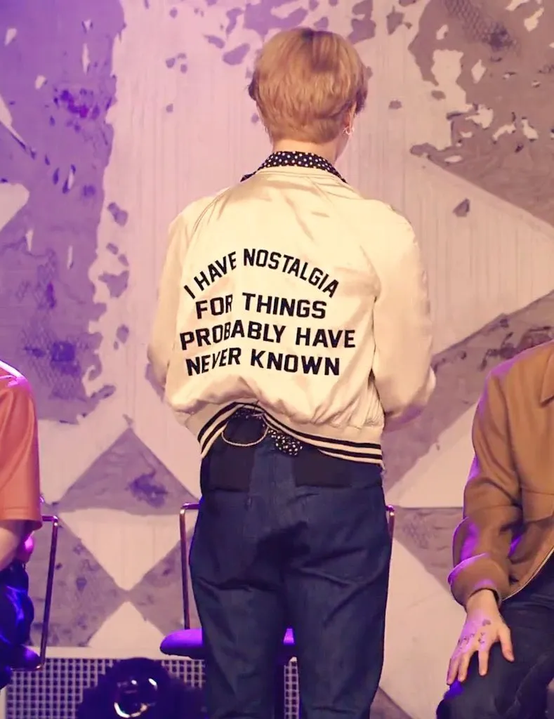 Ladies Jimin Nostalgia Bomber Jacket