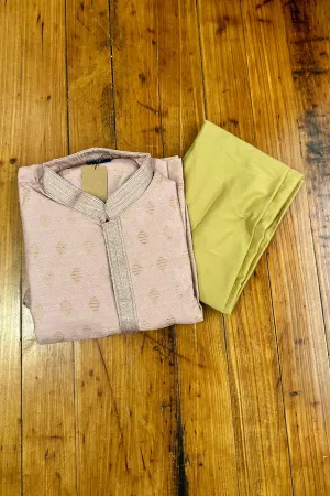 Lavender and Silver Kurta Set - Ready To Ship