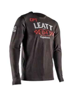 LEATT LONG SLEEVE SHIRT HERITAGE [BLACK] 2022 - END OF RANGE; WHILE STOCKS LAST