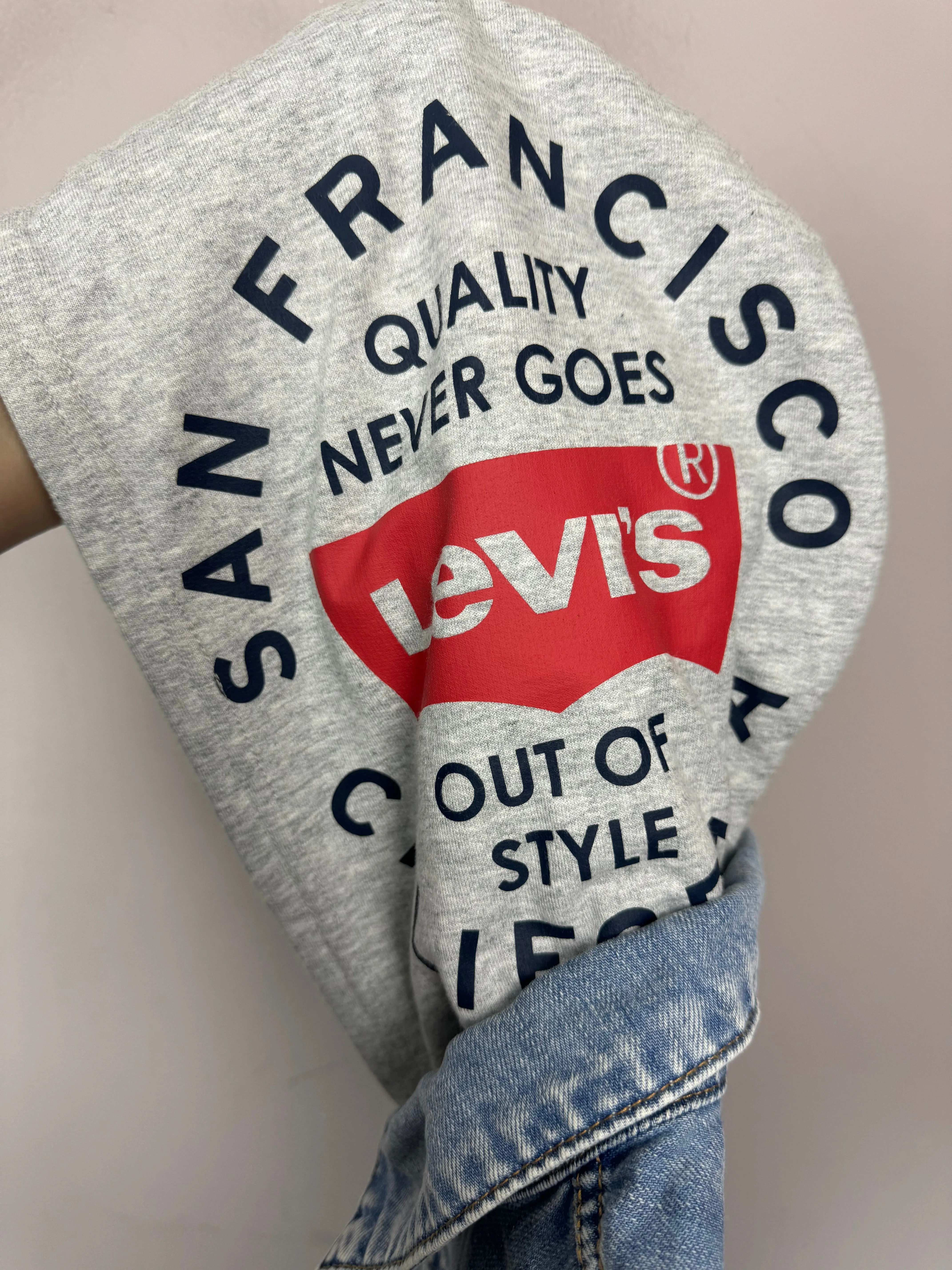 Levi's Denim Jacket with hood 16y