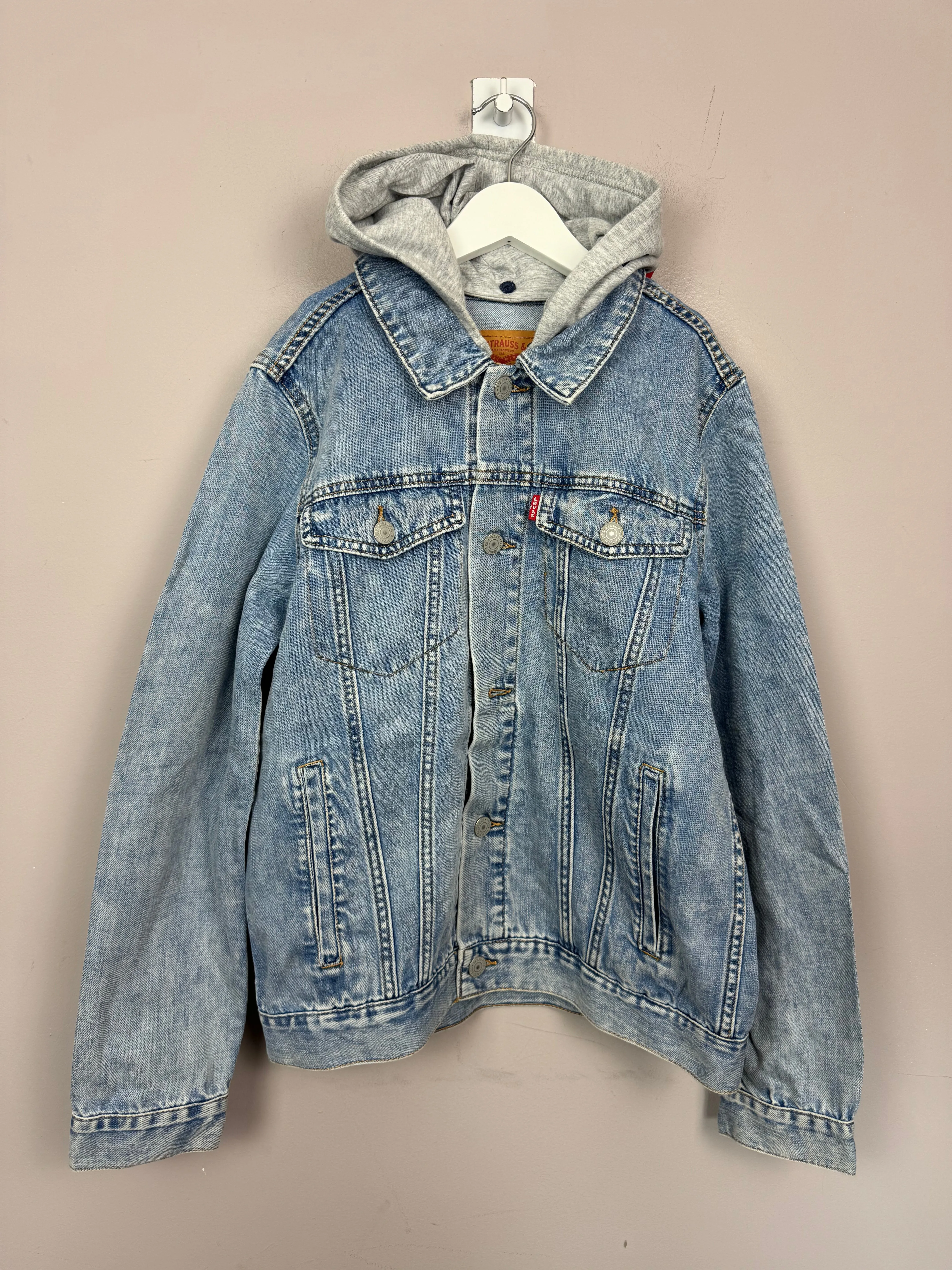 Levi's Denim Jacket with hood 16y