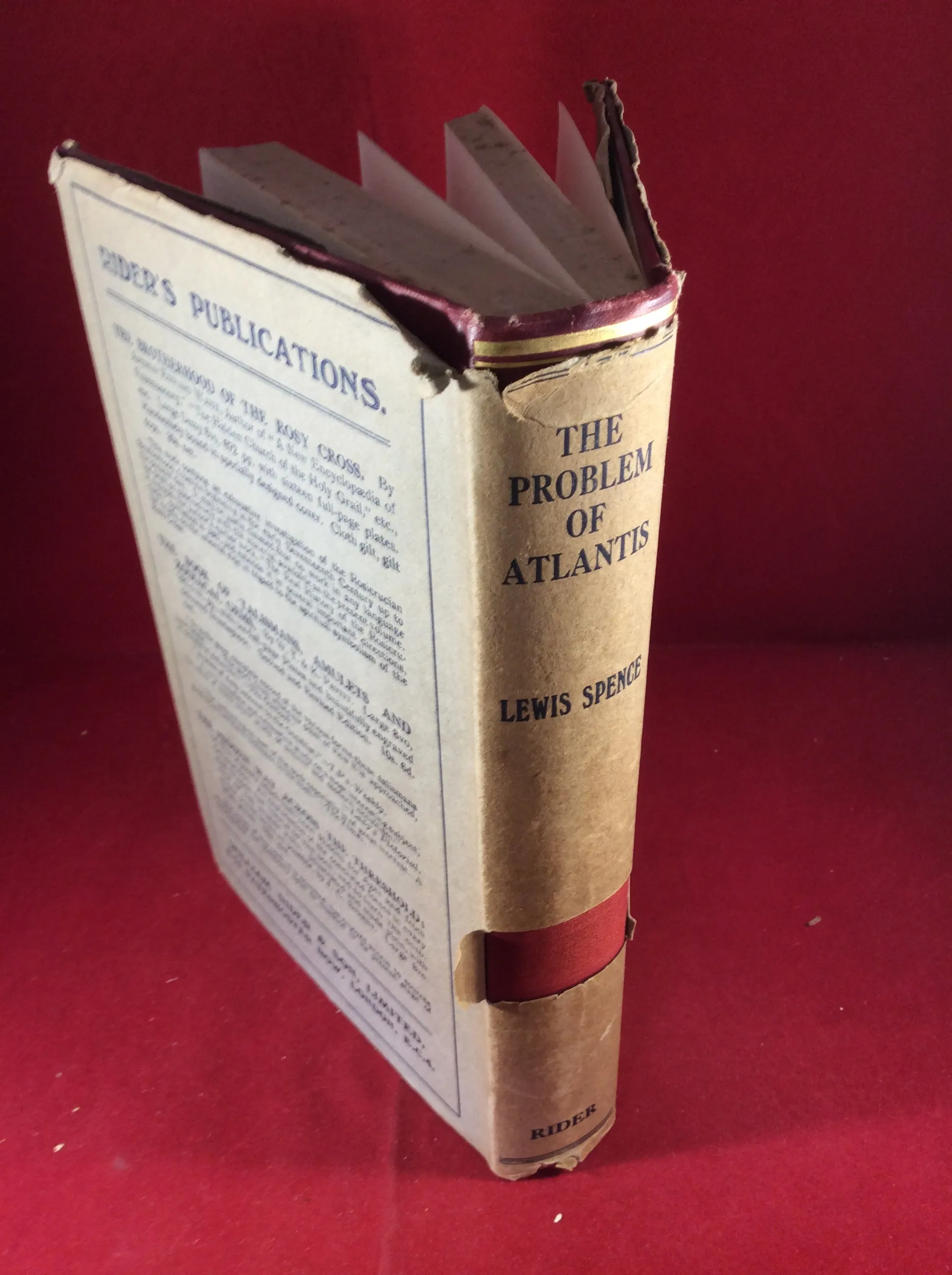 Lewis Spence, The Problem of Atlantis, Rider & Co., 1924.