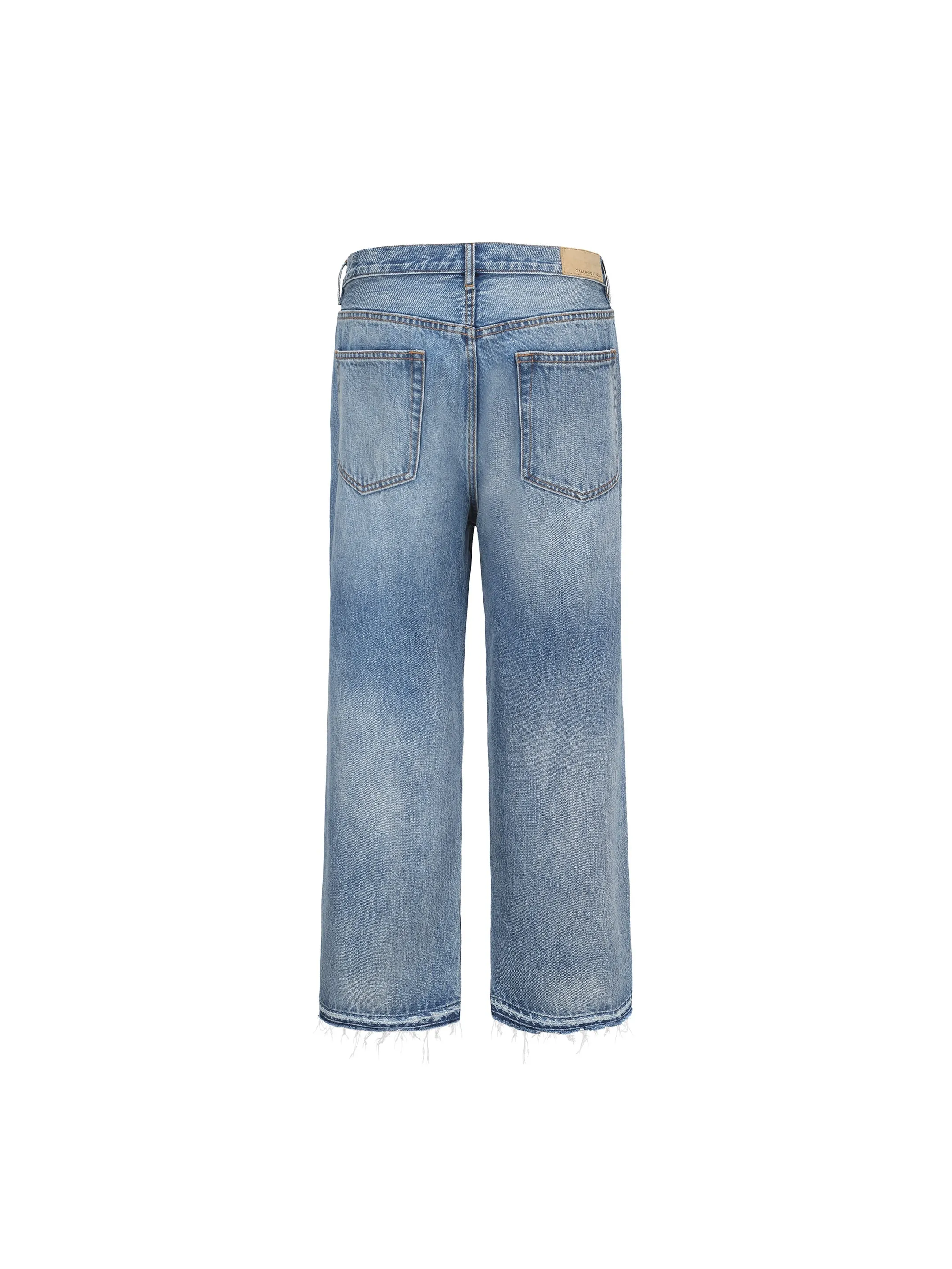 Light Blue Washed Ripped Jeans