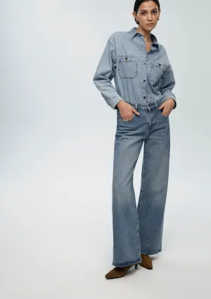 Linda Light Used Denim Jean Pants
