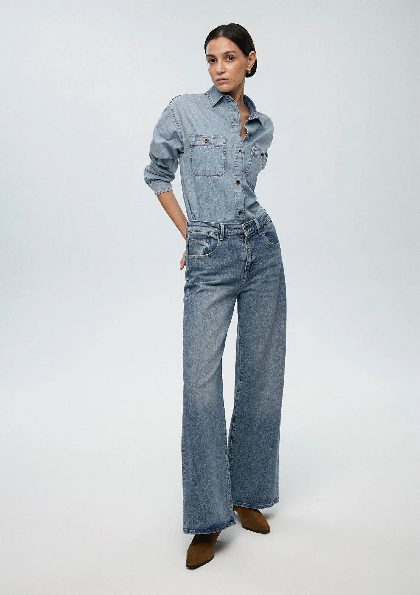 Linda Light Used Denim Jean Pants