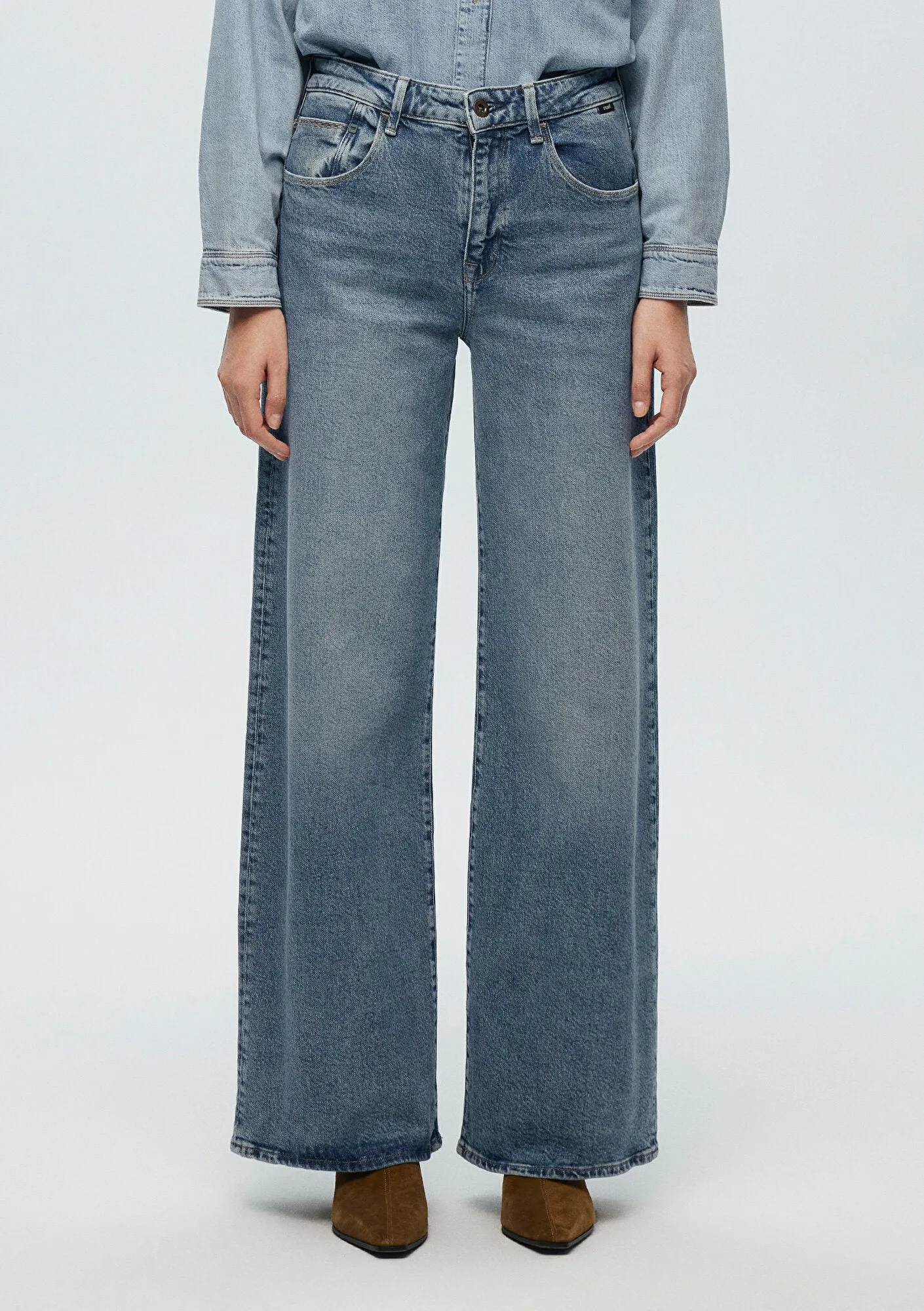 Linda Light Used Denim Jean Pants
