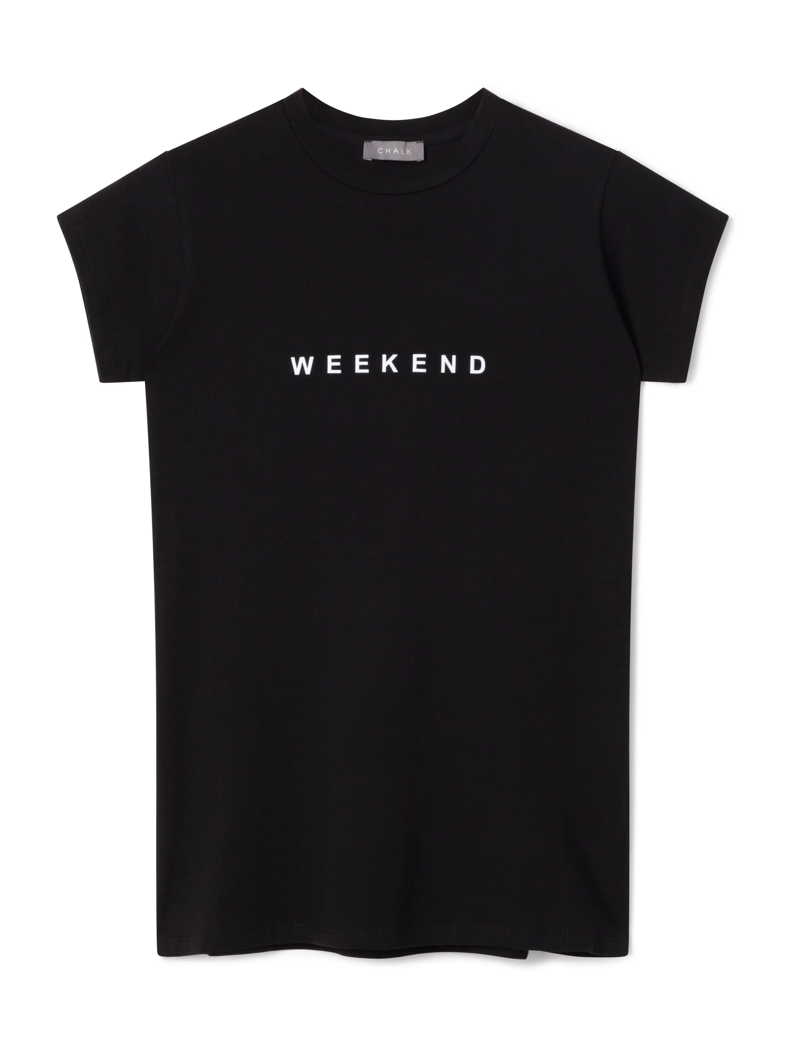 Louise T-Shirt in Black with script
