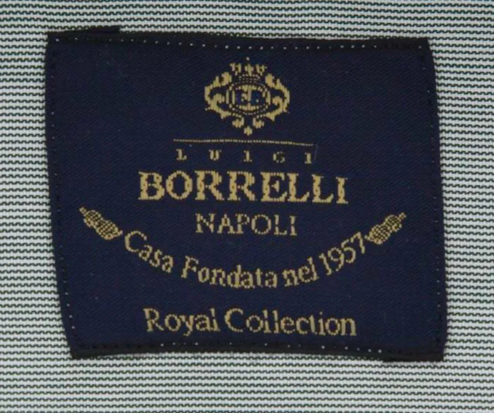 Luigi Borrelli Green Shirt - Slim