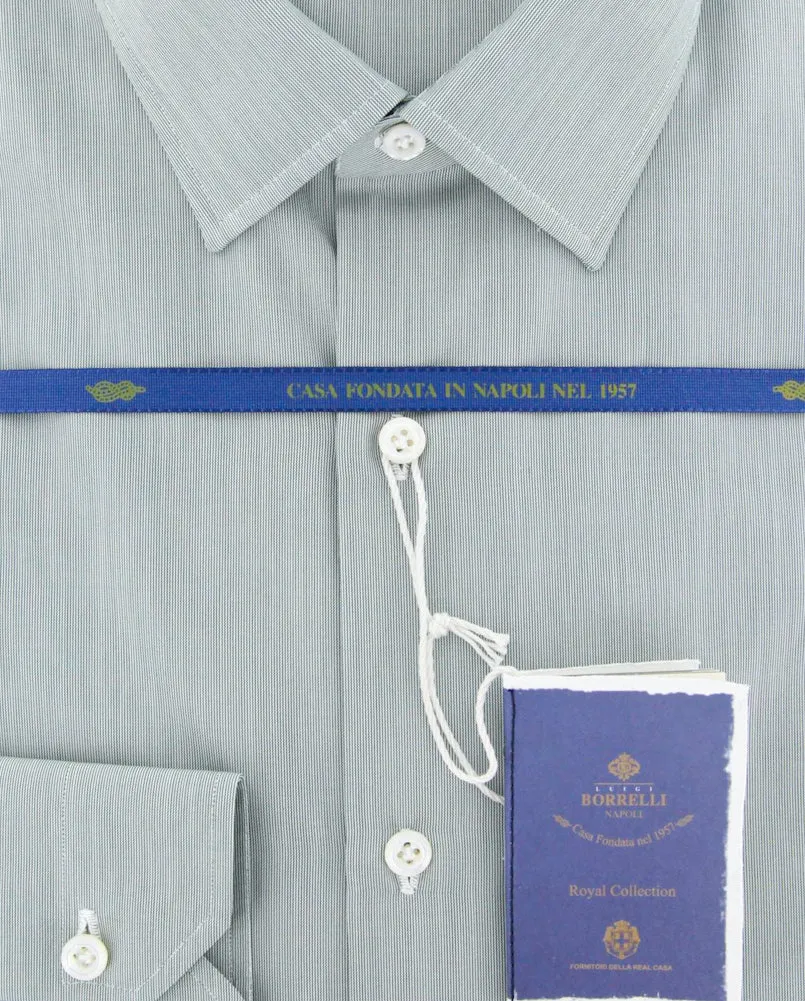 Luigi Borrelli Green Shirt - Slim