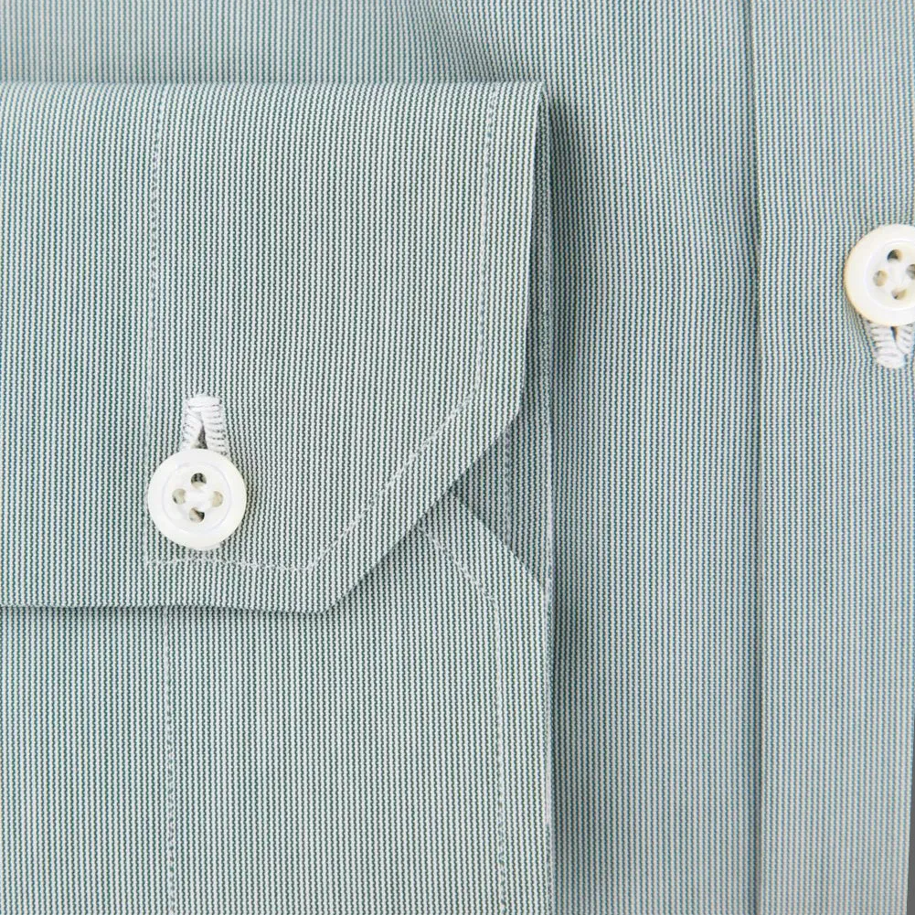 Luigi Borrelli Green Shirt - Slim