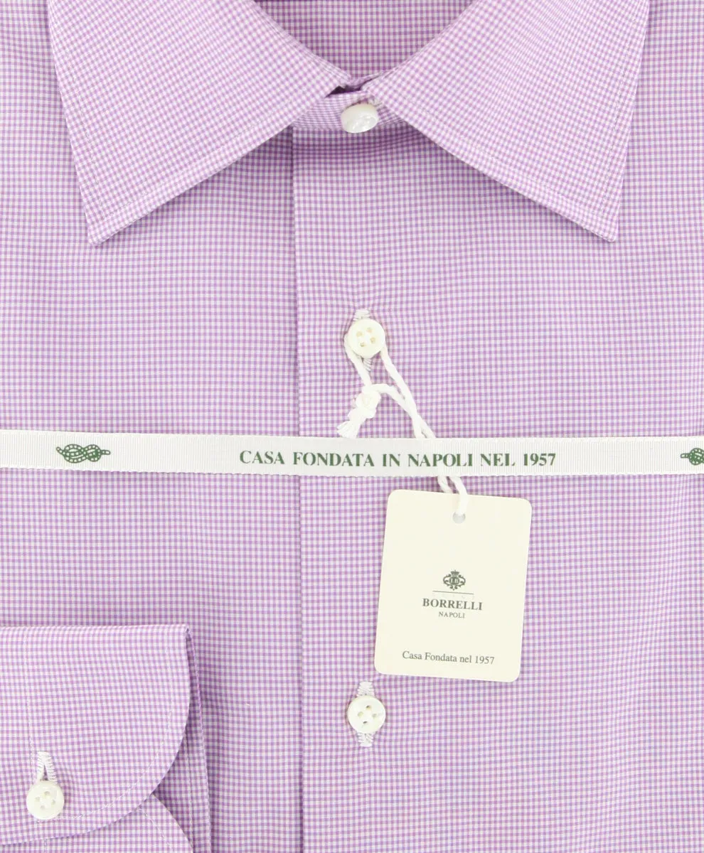 Luigi Borrelli Purple Shirt - Slim