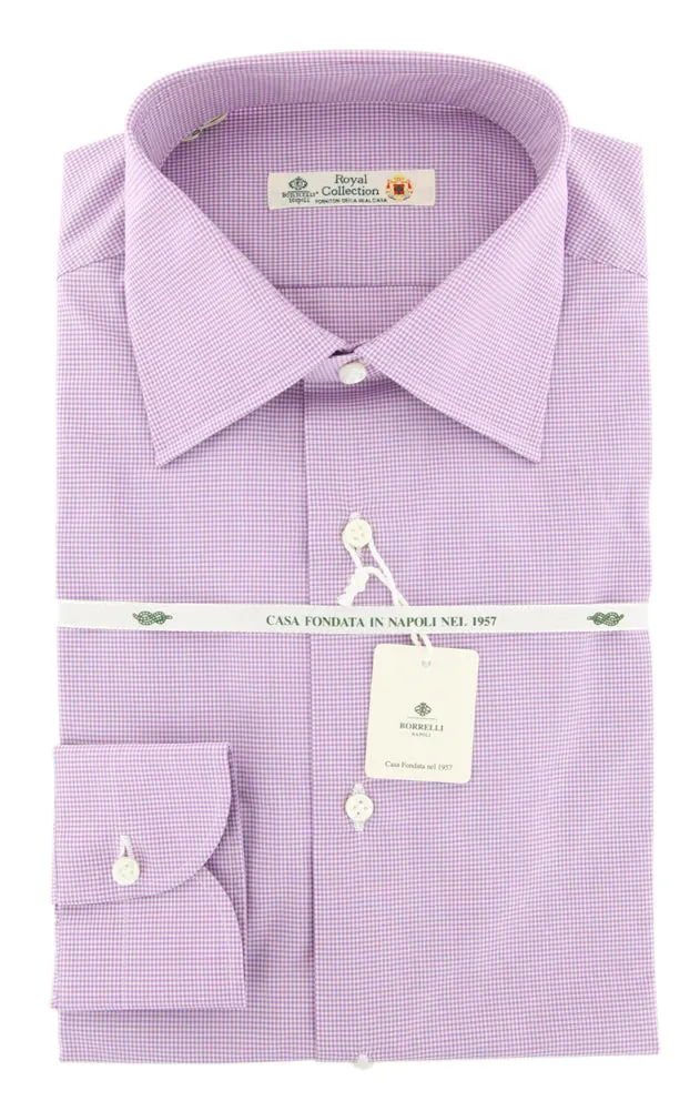 Luigi Borrelli Purple Shirt - Slim