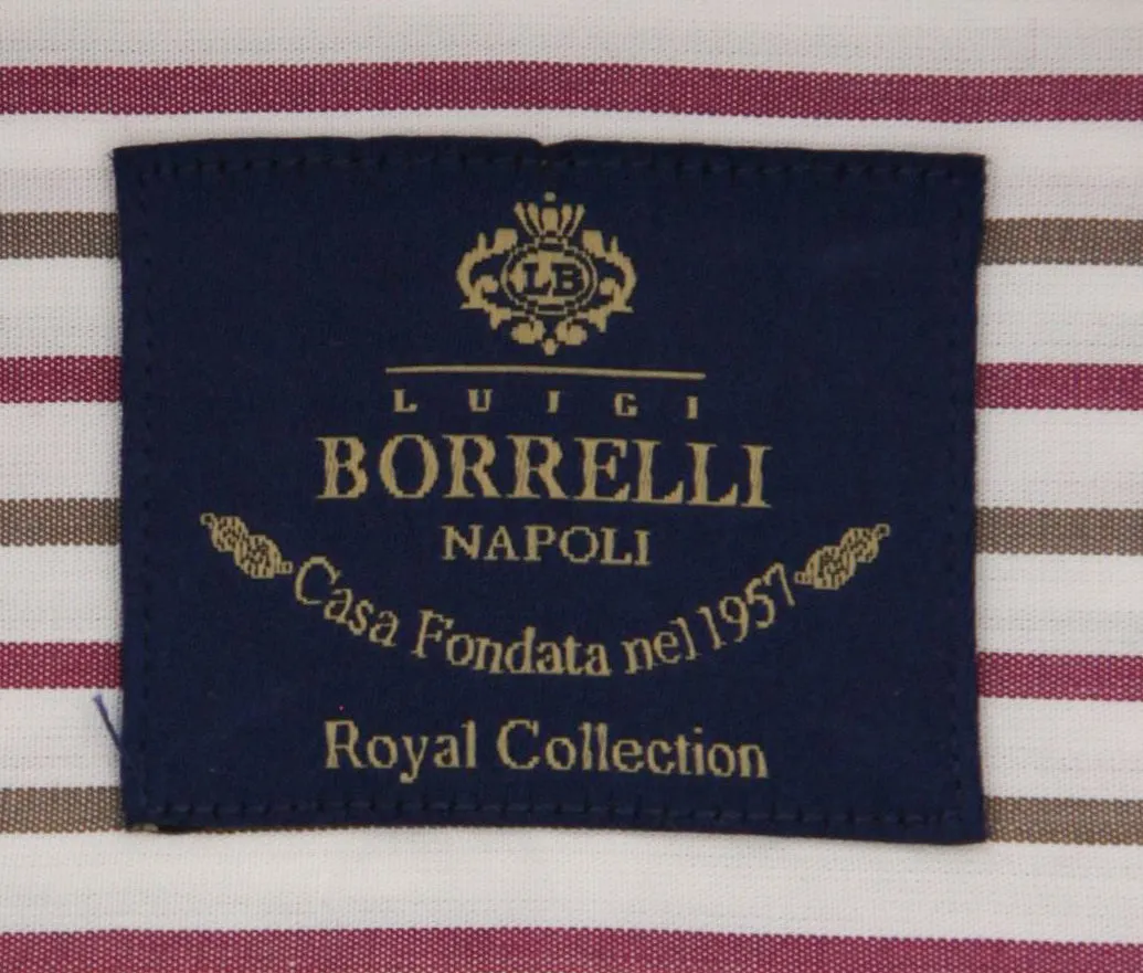 Luigi Borrelli Red Shirt - Slim