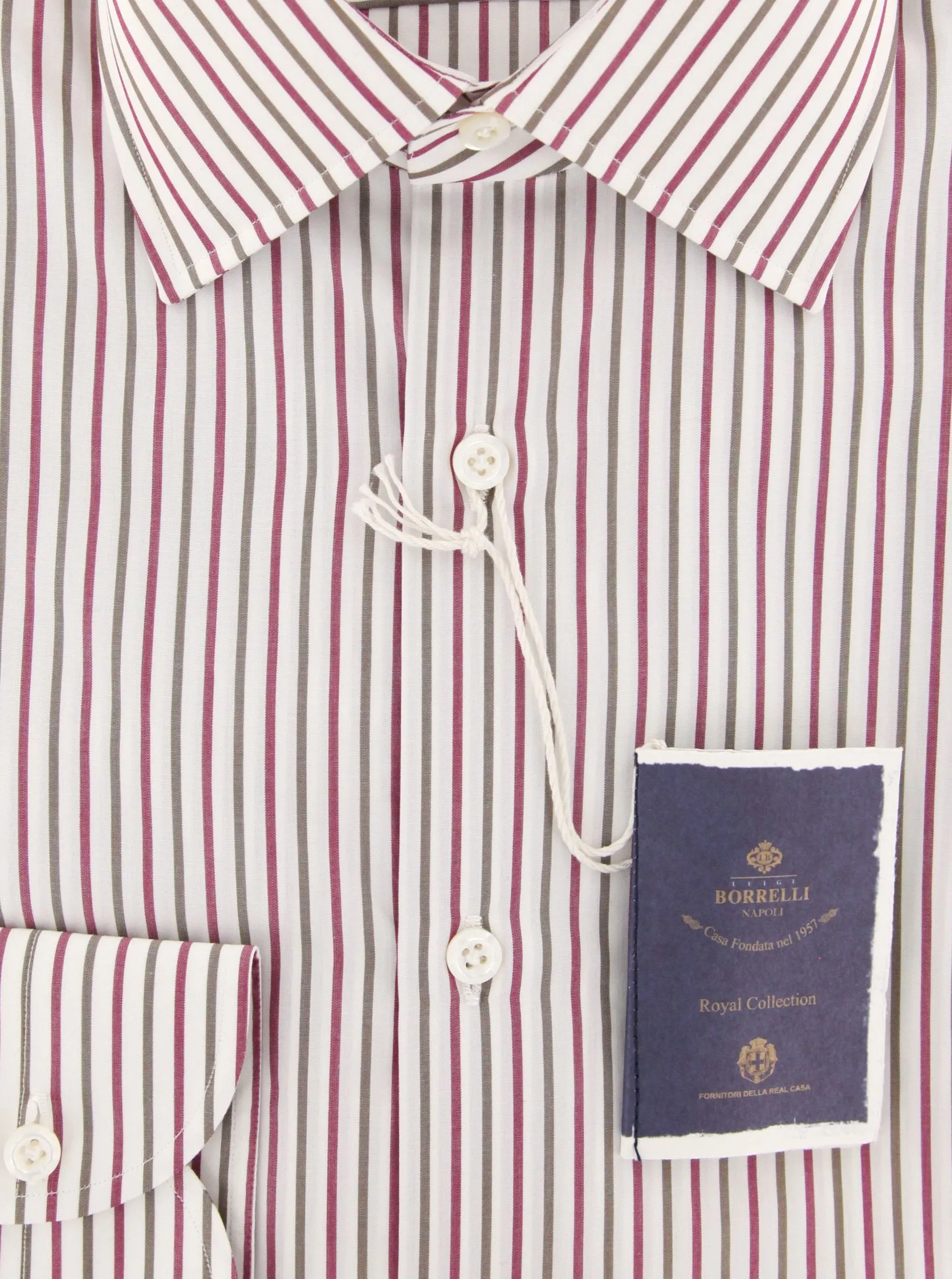 Luigi Borrelli Red Shirt - Slim