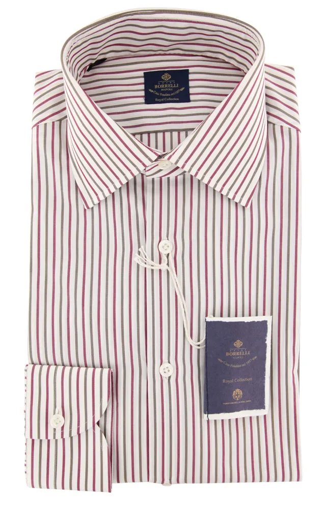 Luigi Borrelli Red Shirt - Slim