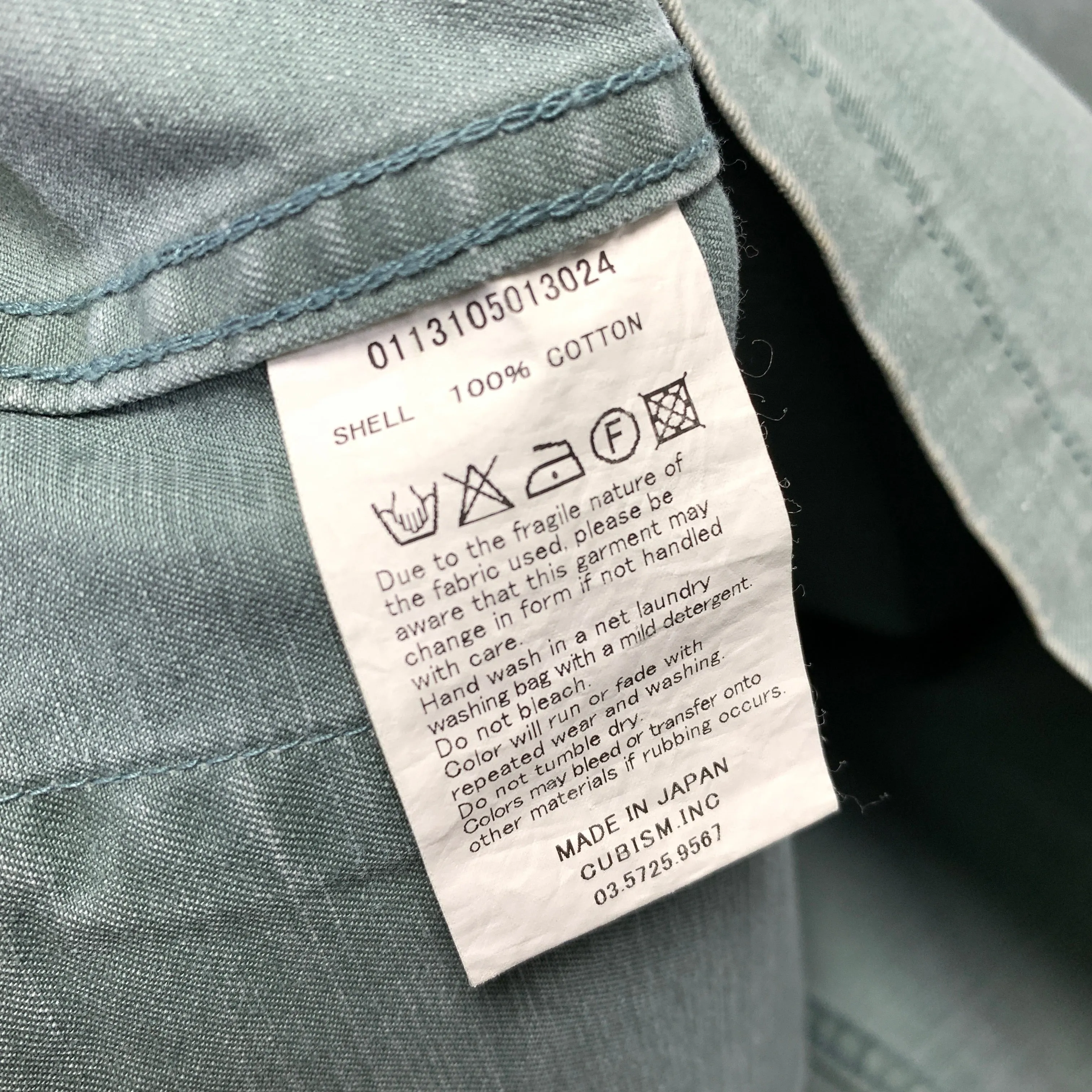 [M] Visvim 13SS Kilgore Jacket Dmgd Chino Green