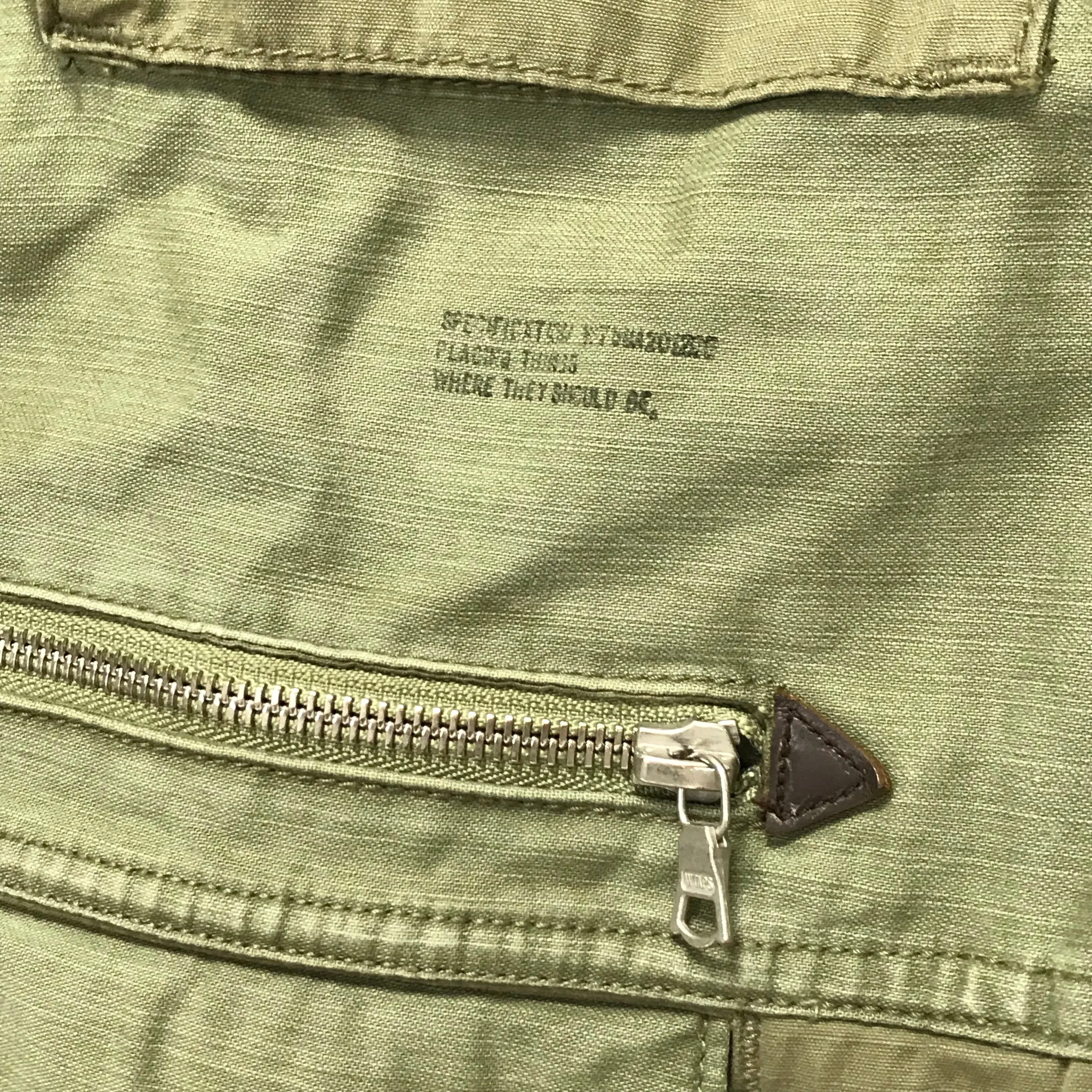 [M] WTaps12SS Ripstop M-65 Jacket Olive