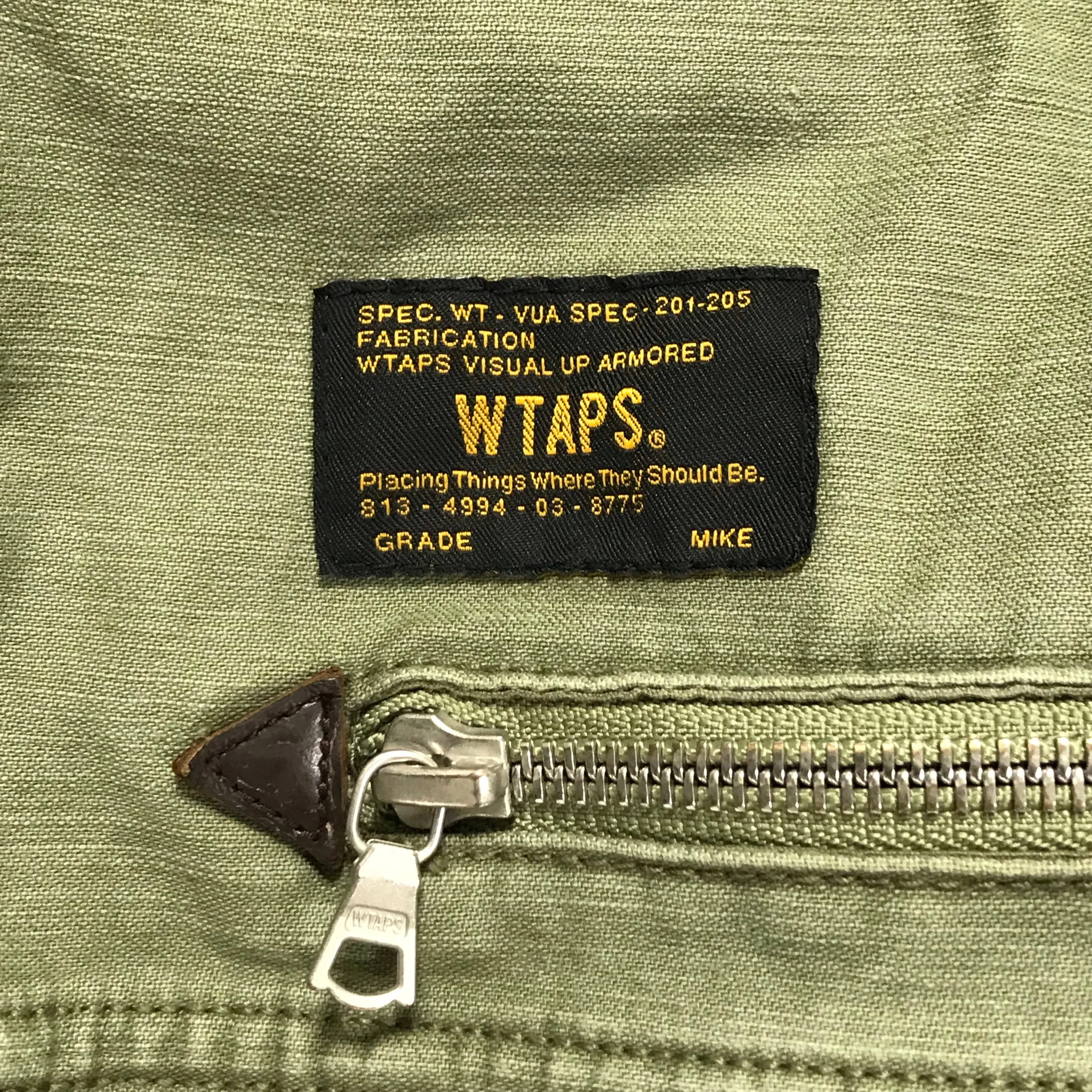 [M] WTaps12SS Ripstop M-65 Jacket Olive