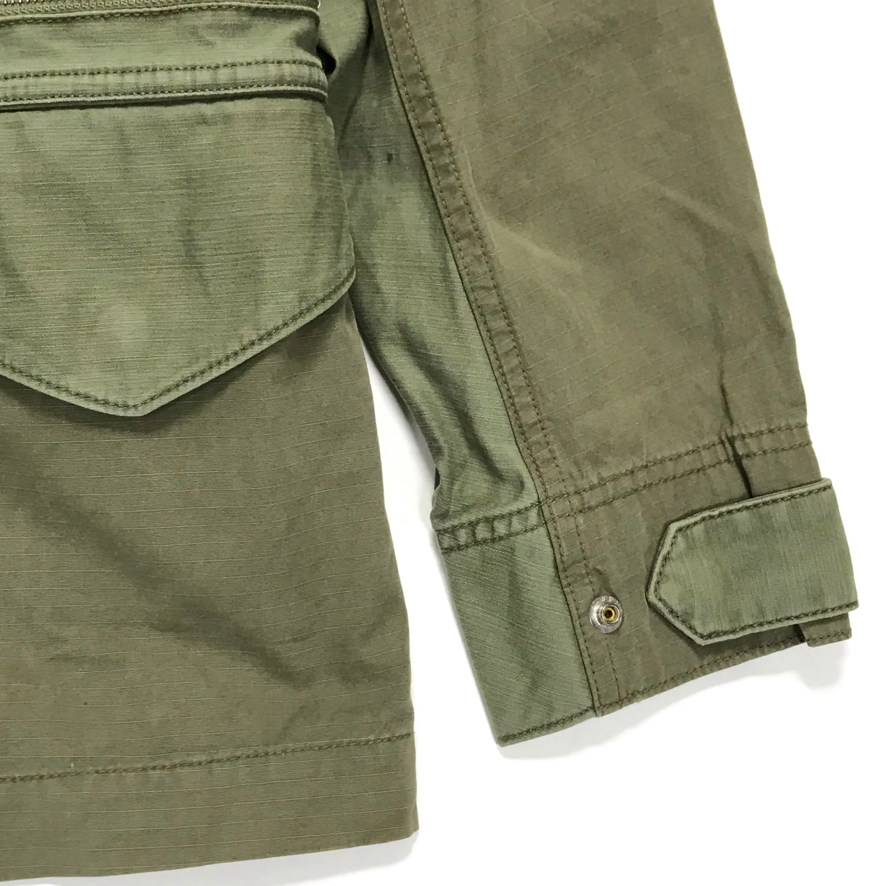 [M] WTaps12SS Ripstop M-65 Jacket Olive