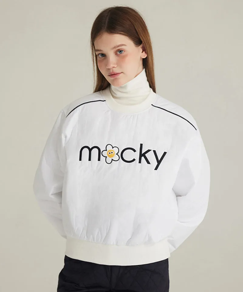MACKY Golf: Padded Round Sweat - White