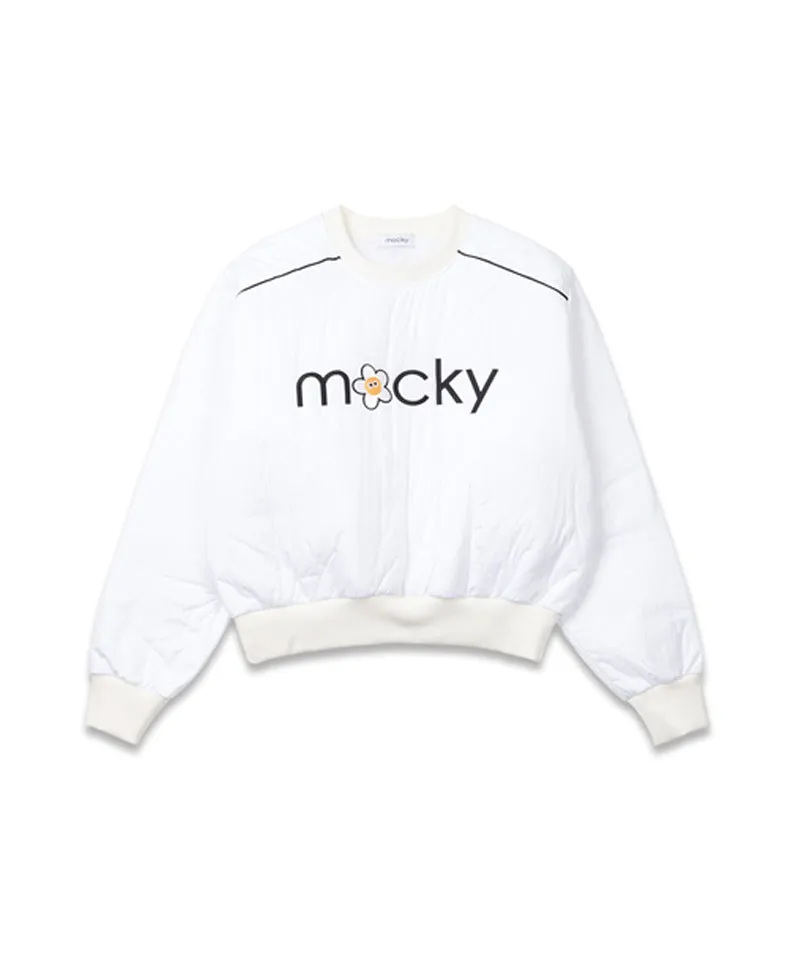MACKY Golf: Padded Round Sweat - White