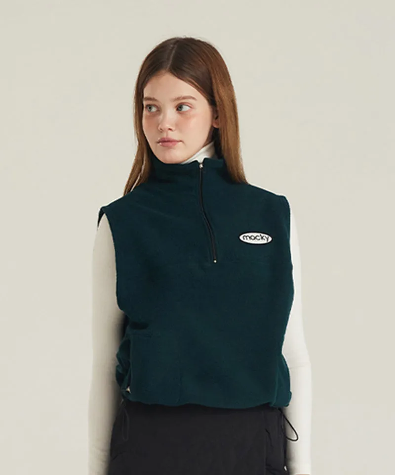 MACKY Golf: Soft Fleece Vest - Green