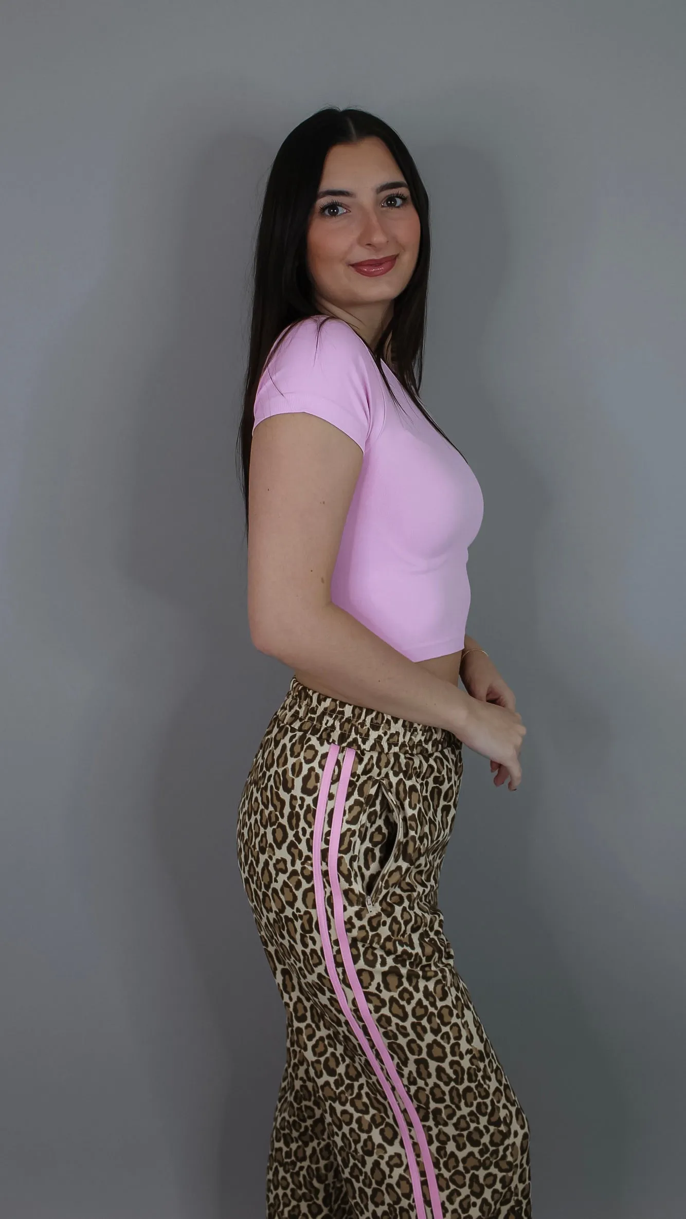 Margo Baby Tee - Peony Pink