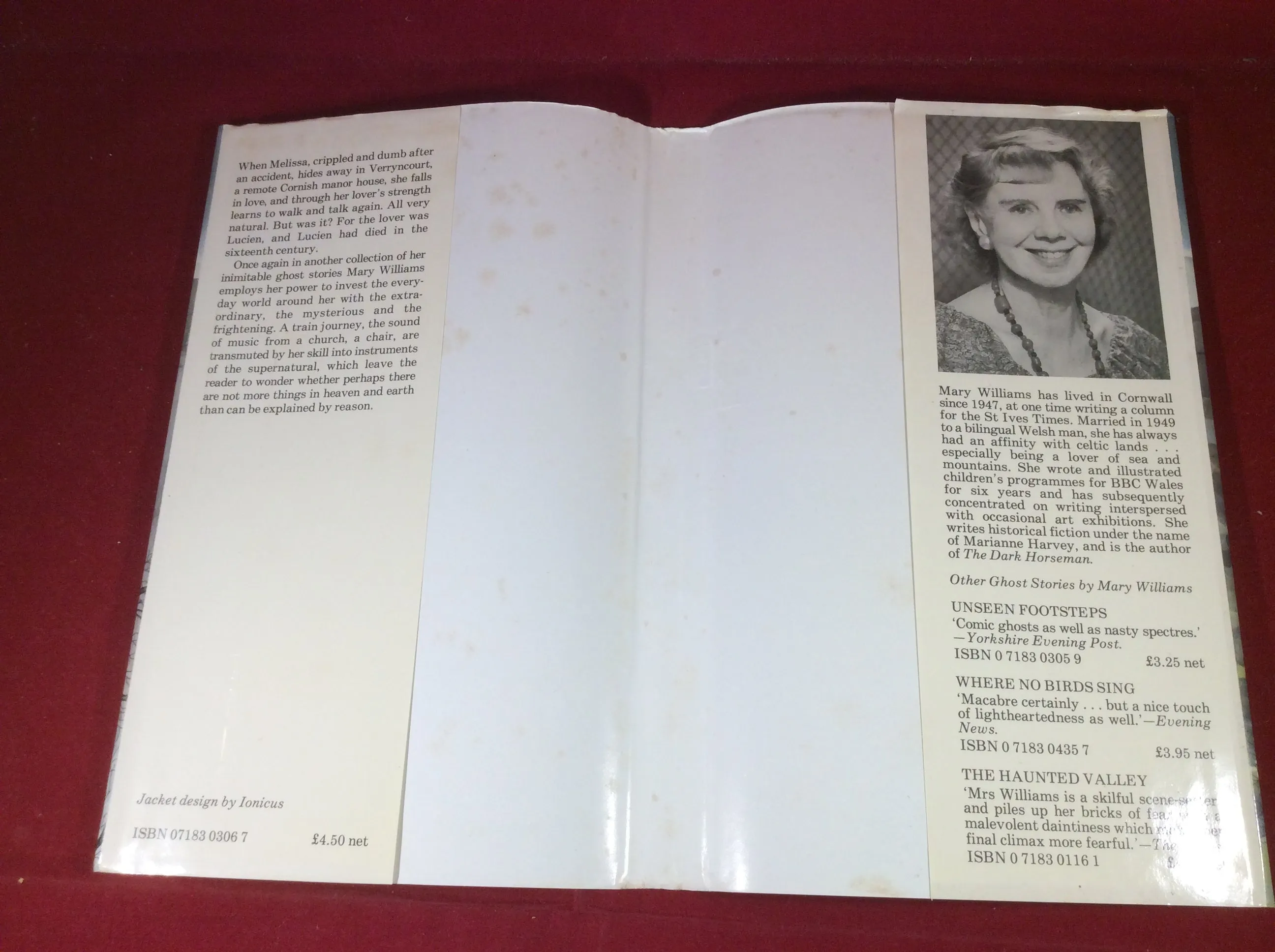 Mary Williams, Whisper in the Night, William Kimber, 1979, First Edition.
