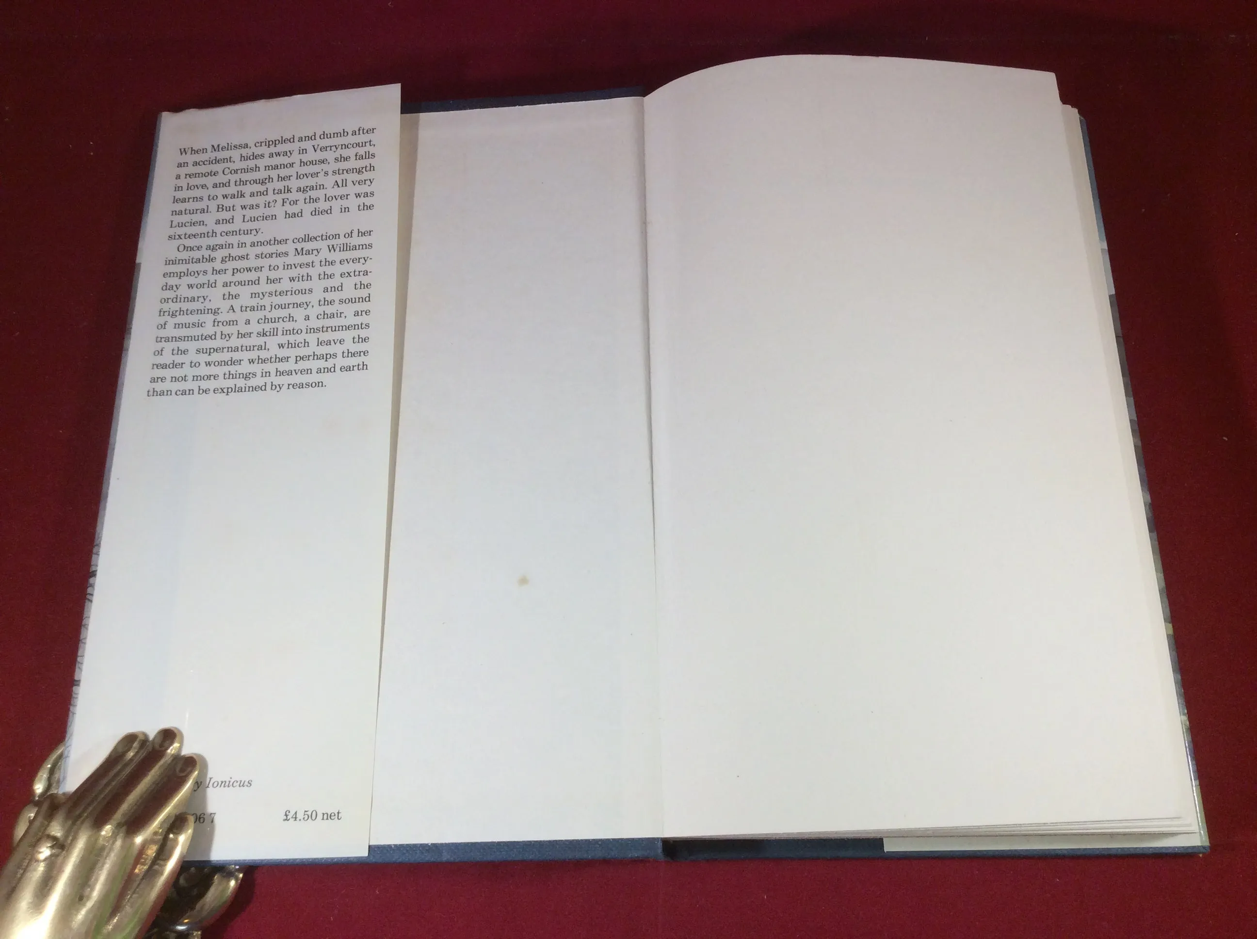 Mary Williams, Whisper in the Night, William Kimber, 1979, First Edition.